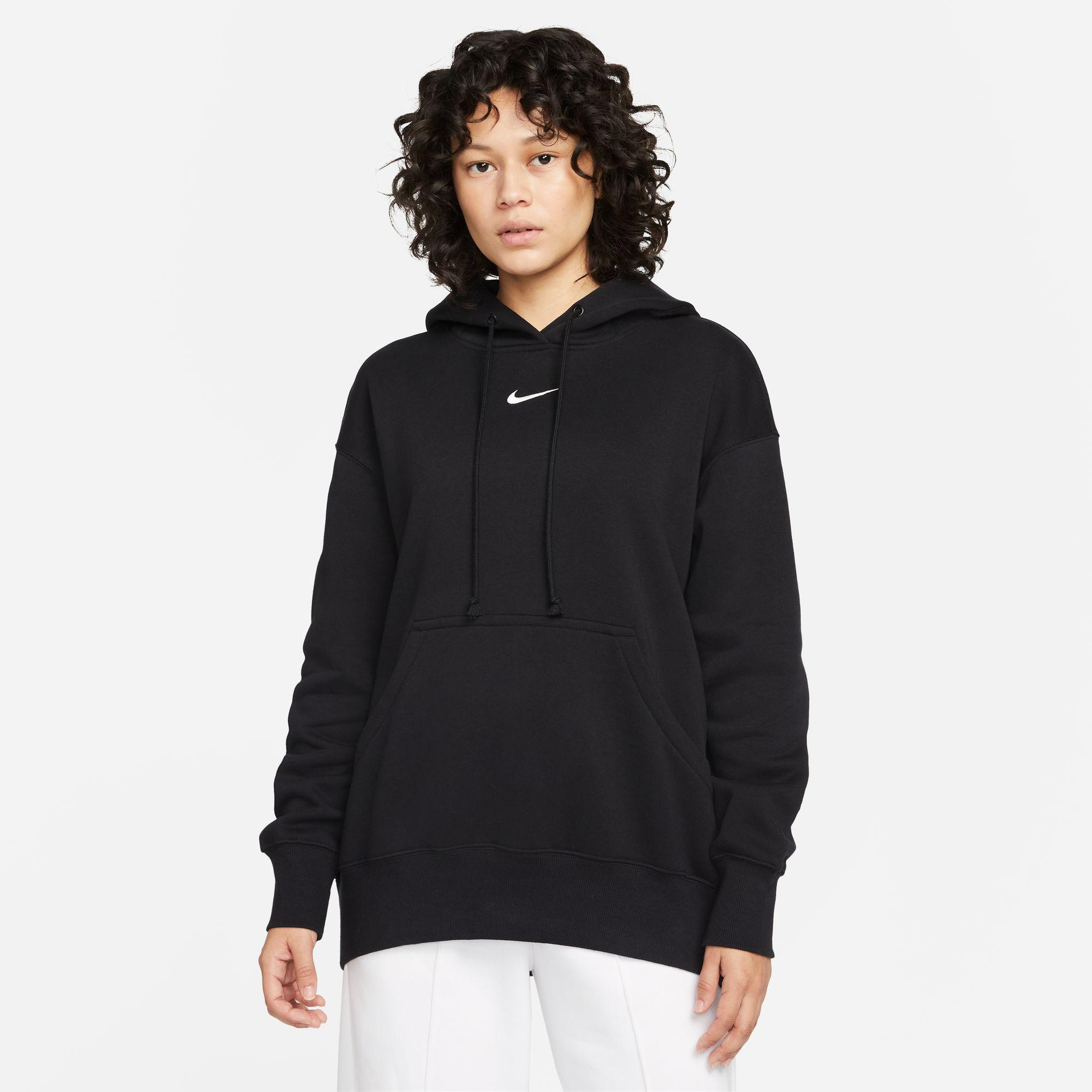 Nike Sportswear Phoenix Fleece Kadın Siyah Hoodie