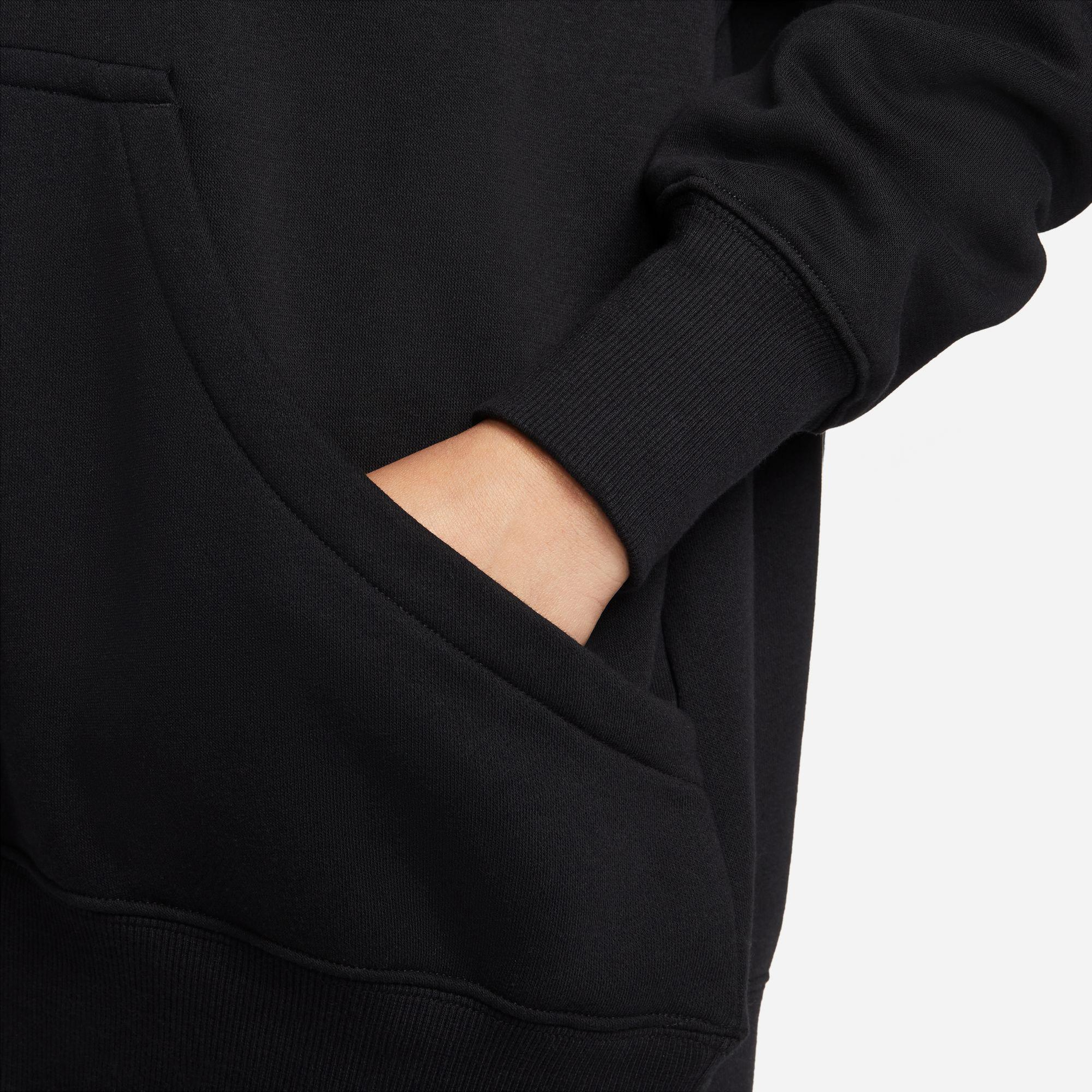 Nike Sportswear Phoenix Fleece Kadın Siyah Hoodie