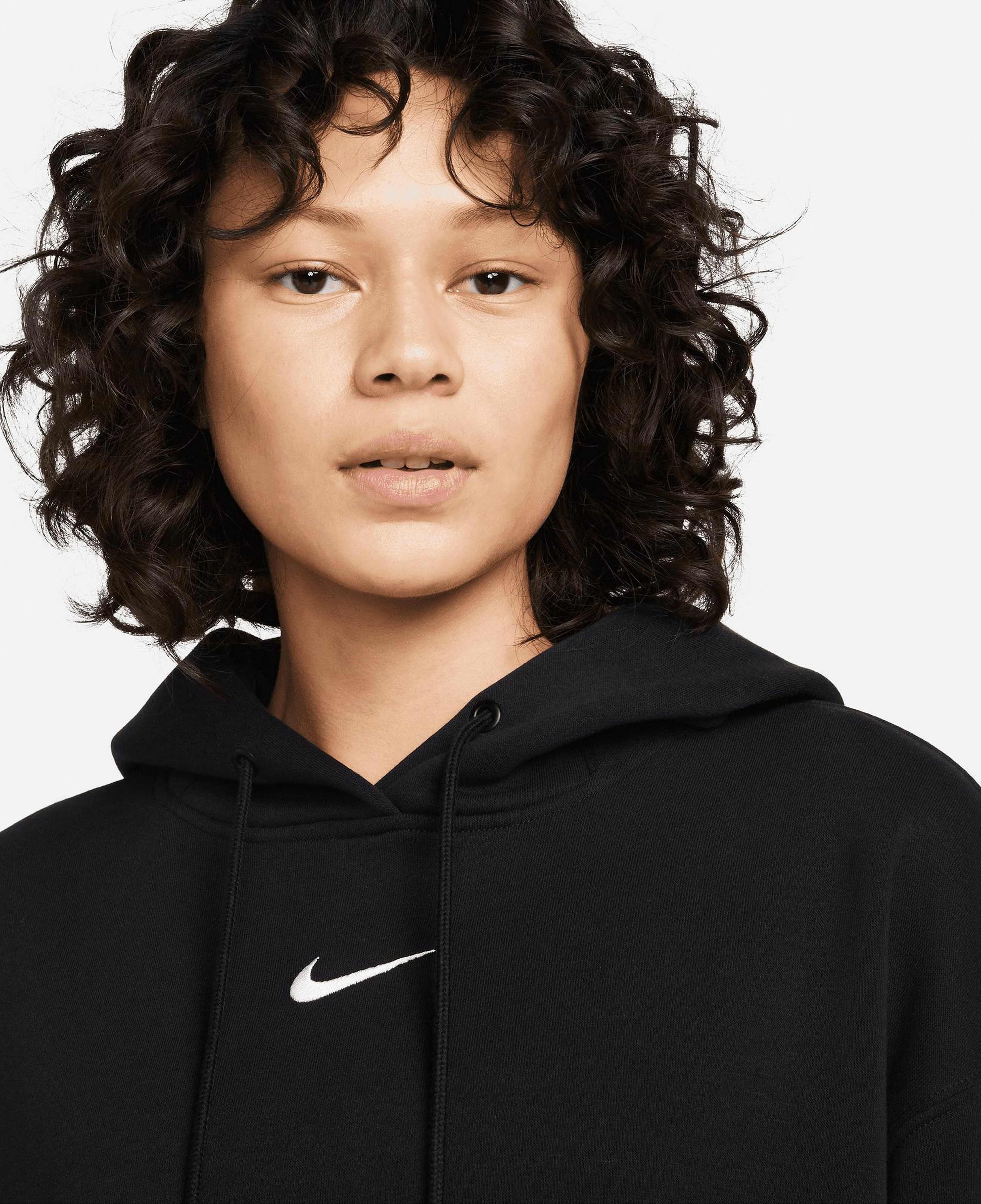 Nike Sportswear Phoenix Fleece Kadın Siyah Hoodie