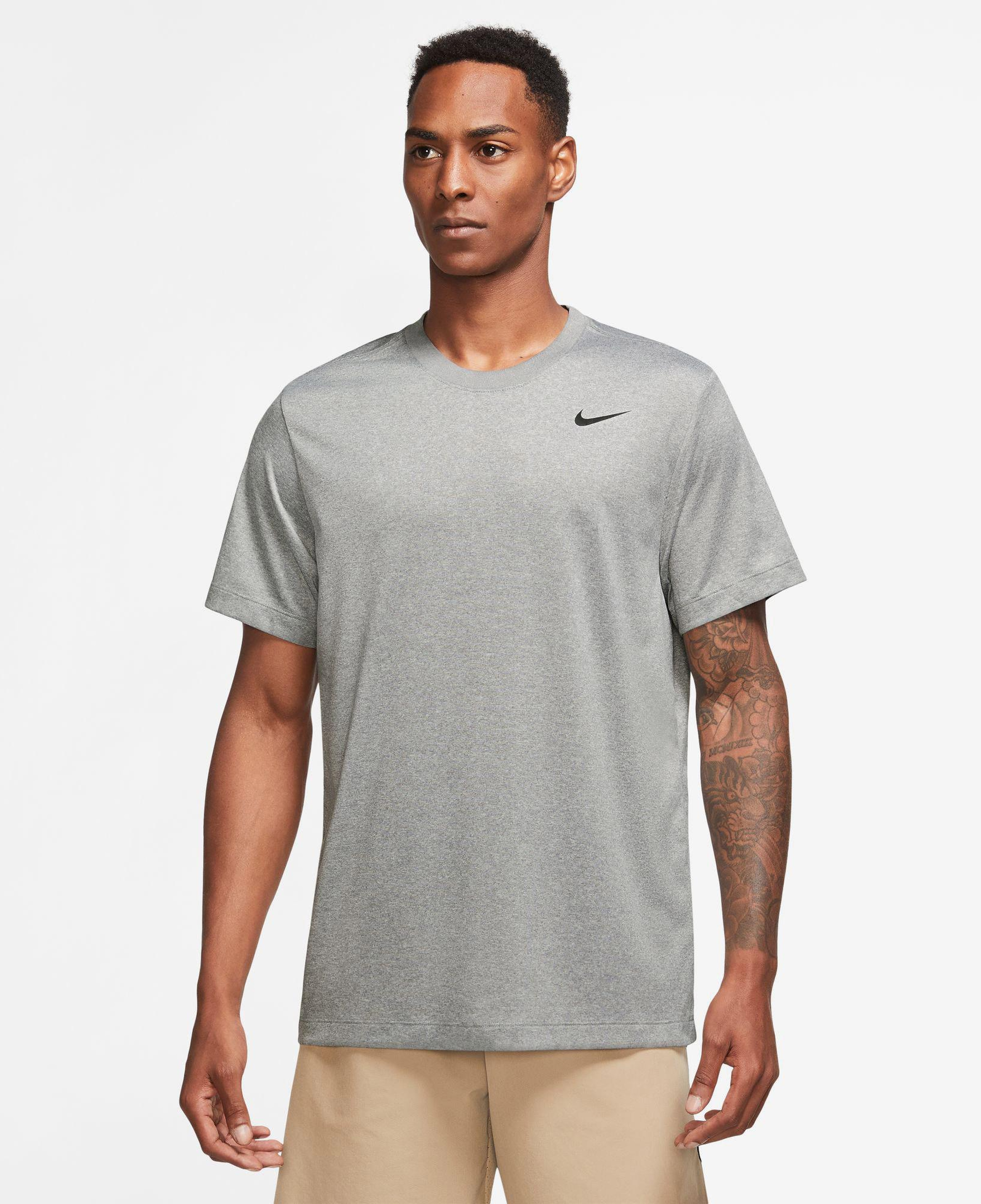 Nike Dri-Fit Reset Erkek Gri T-Shirt