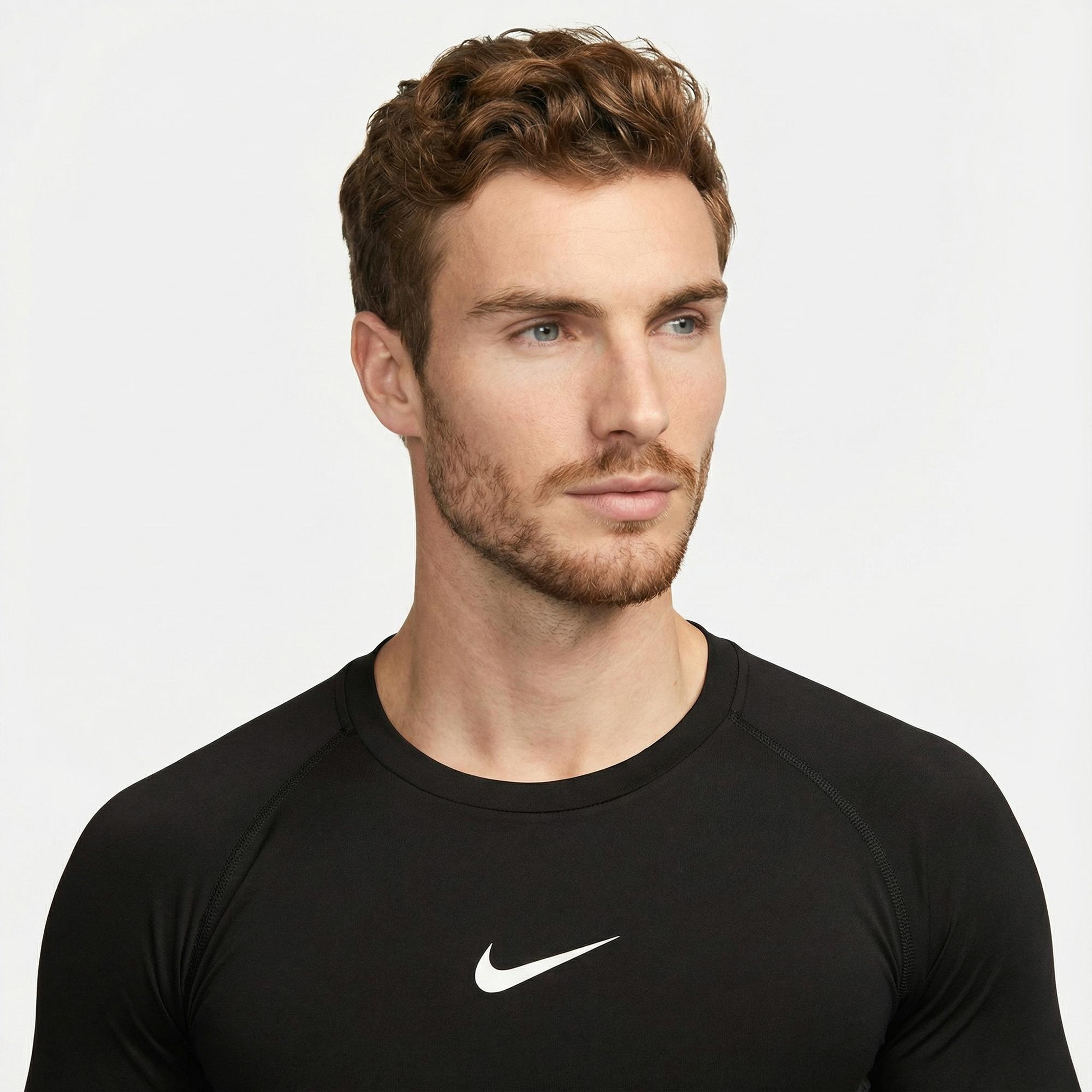 Nike Pro Dri-Fit Top Erkek Siyah Uzun Kollu T-Shirt