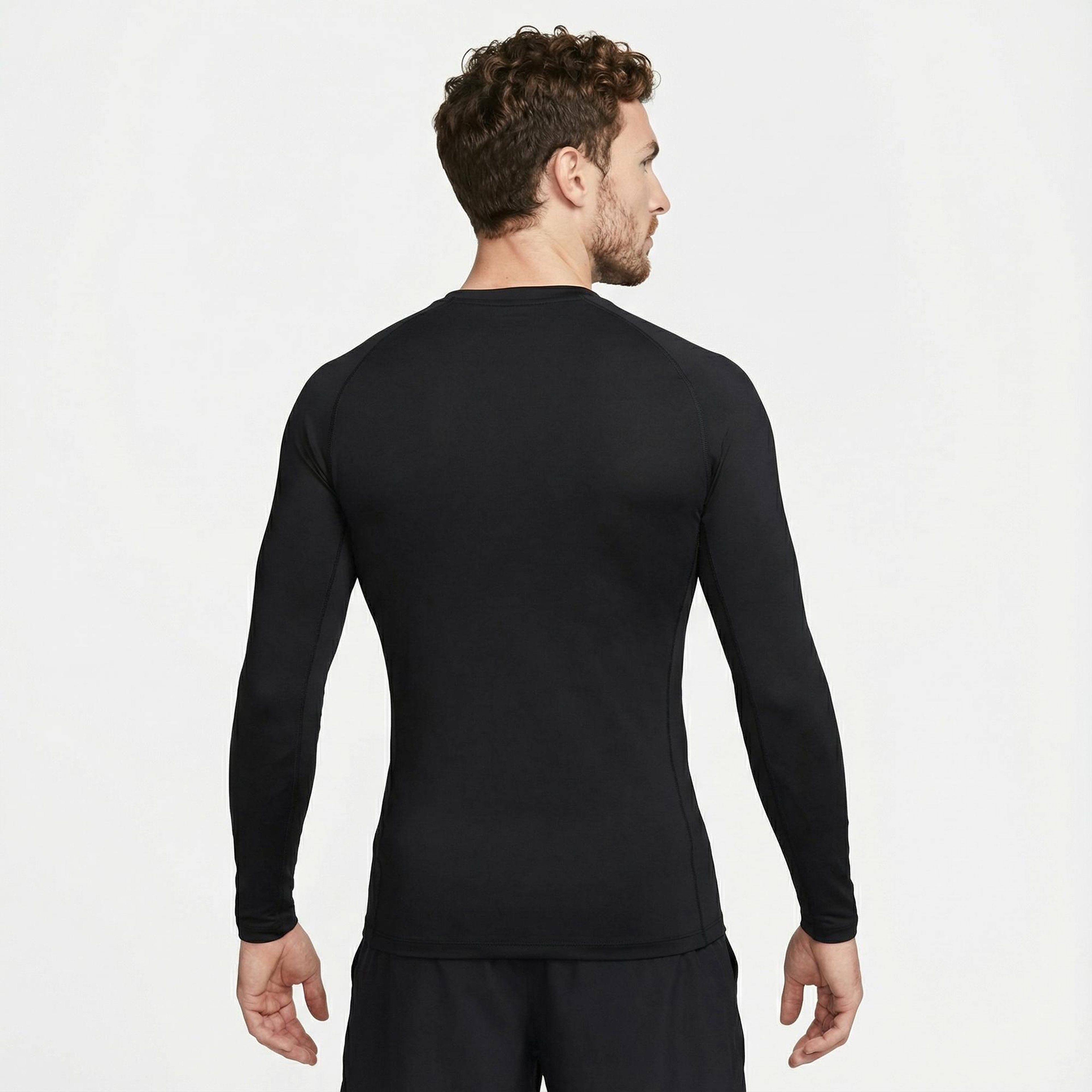 Nike Pro Dri-Fit Top Erkek Siyah Uzun Kollu T-Shirt