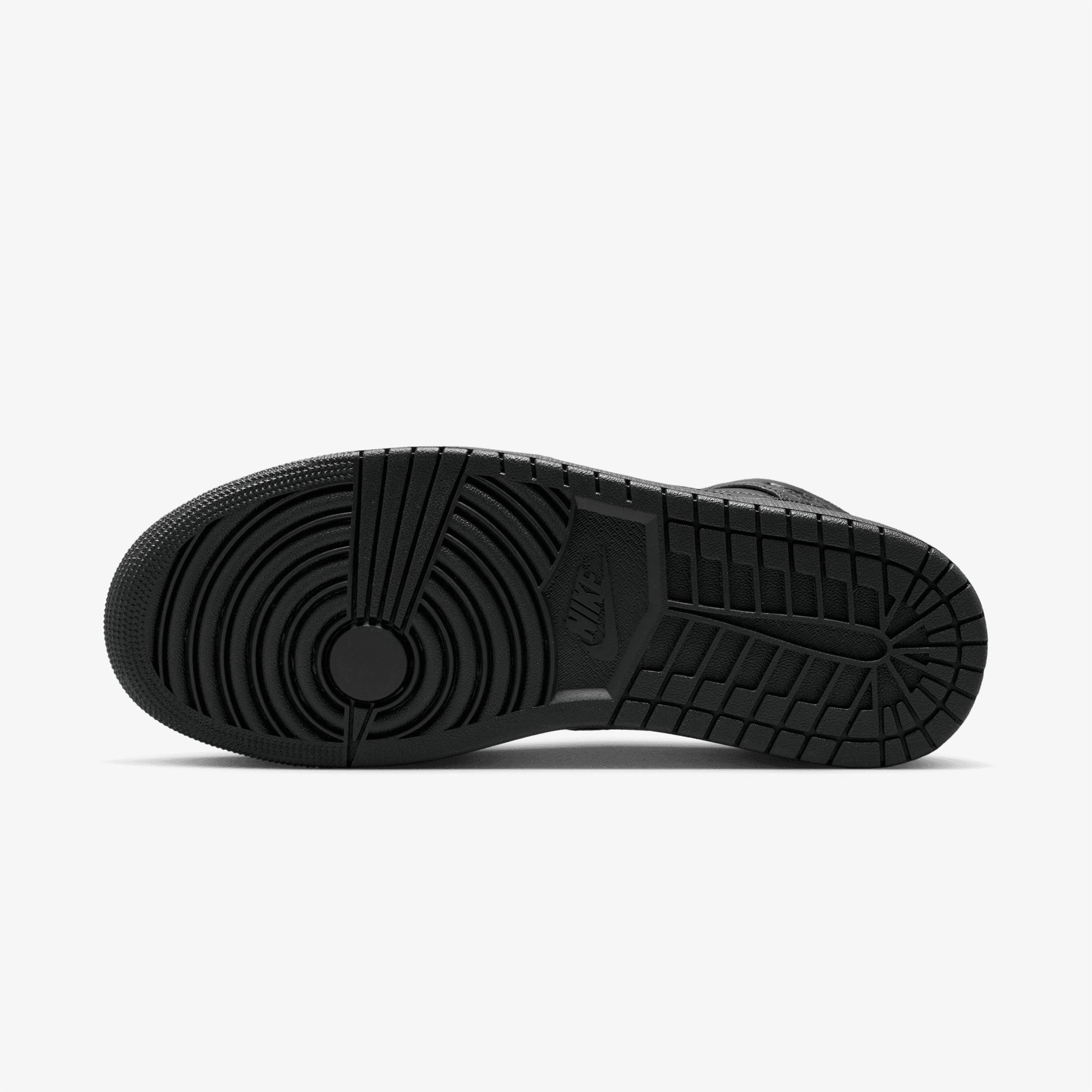 Jordan Air 1 Mid Erkek Siyah Spor Ayakkabı