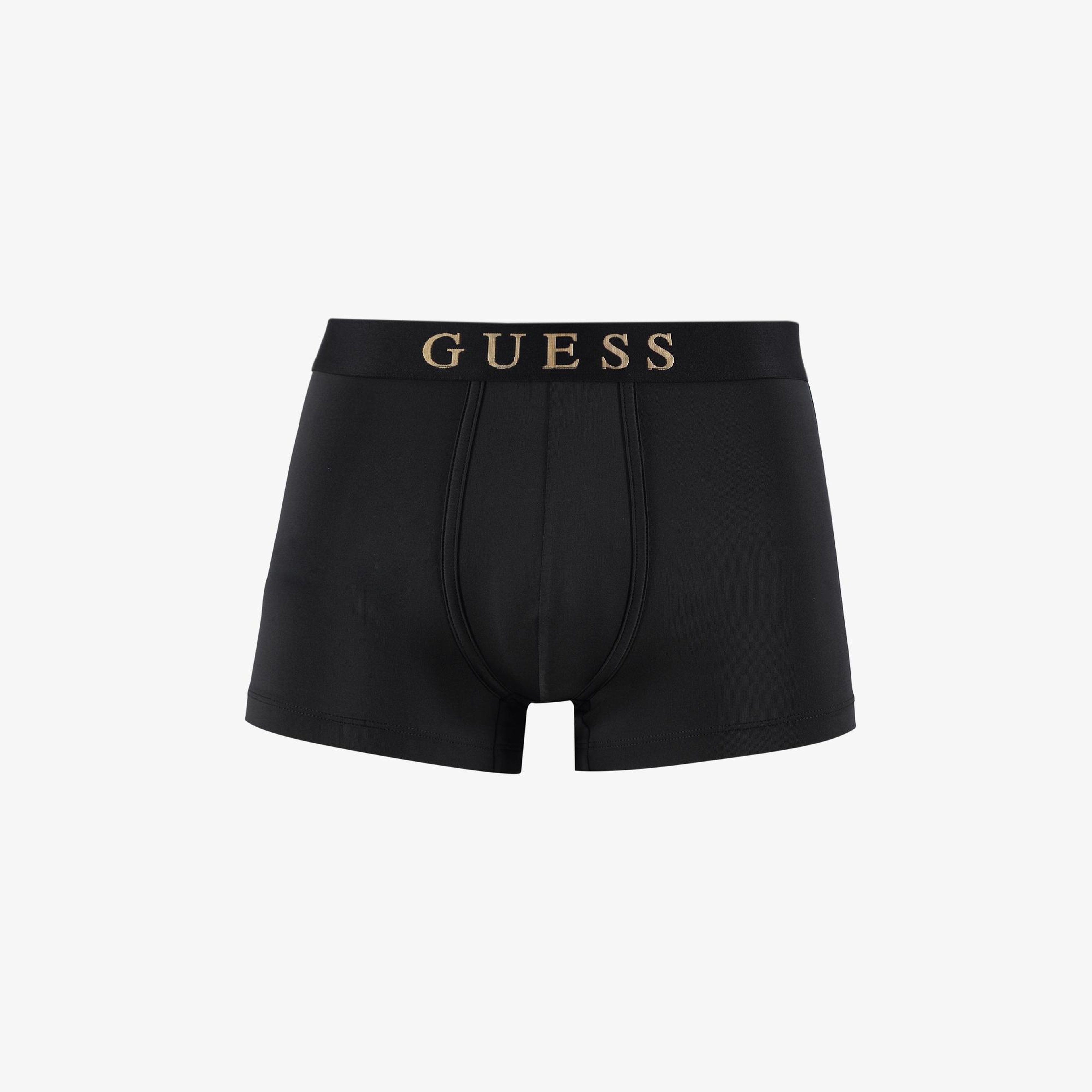 Guess Microfiber 3'lü Erkek Siyah Boxer