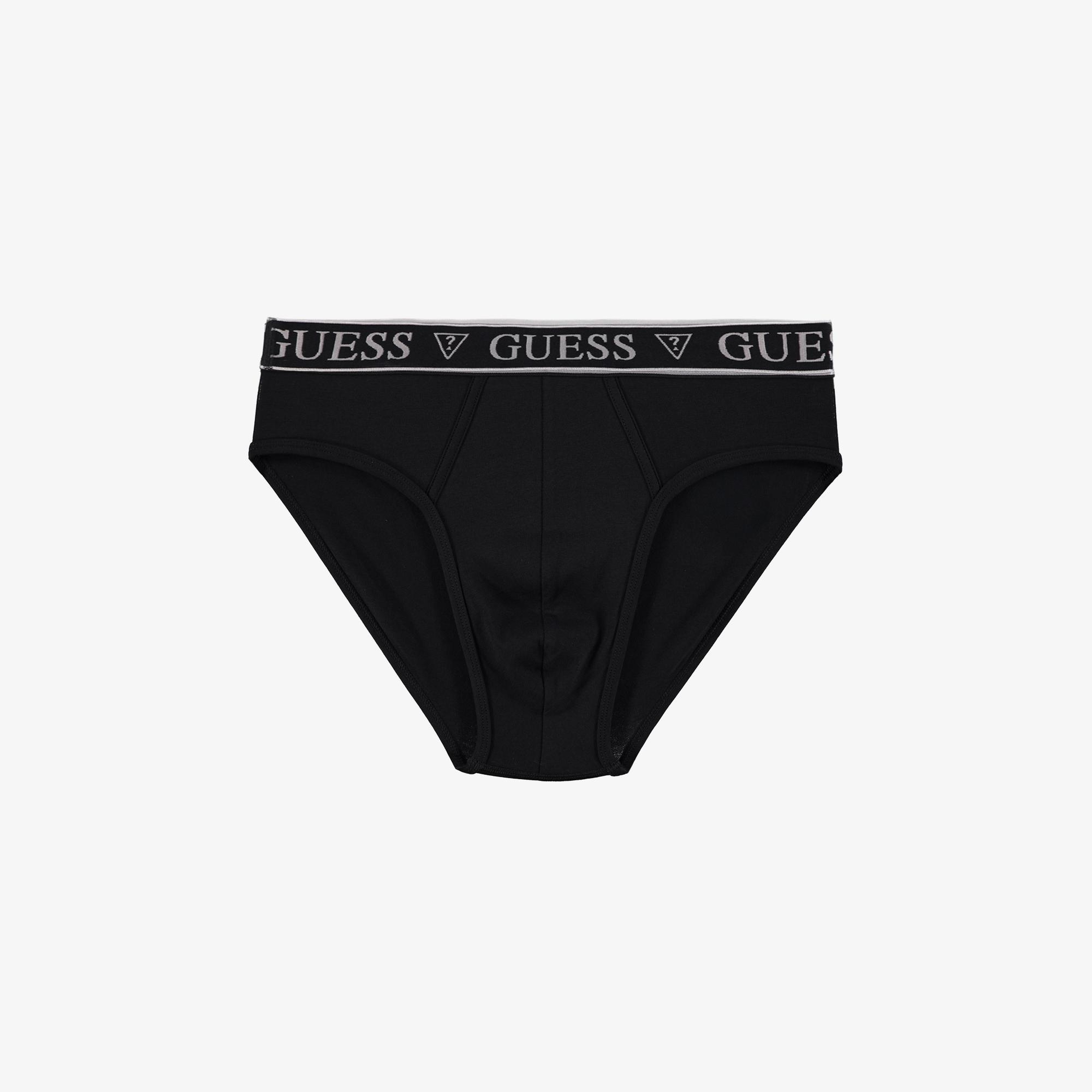 Guess Brief 3'lü Erkek Siyah Slip