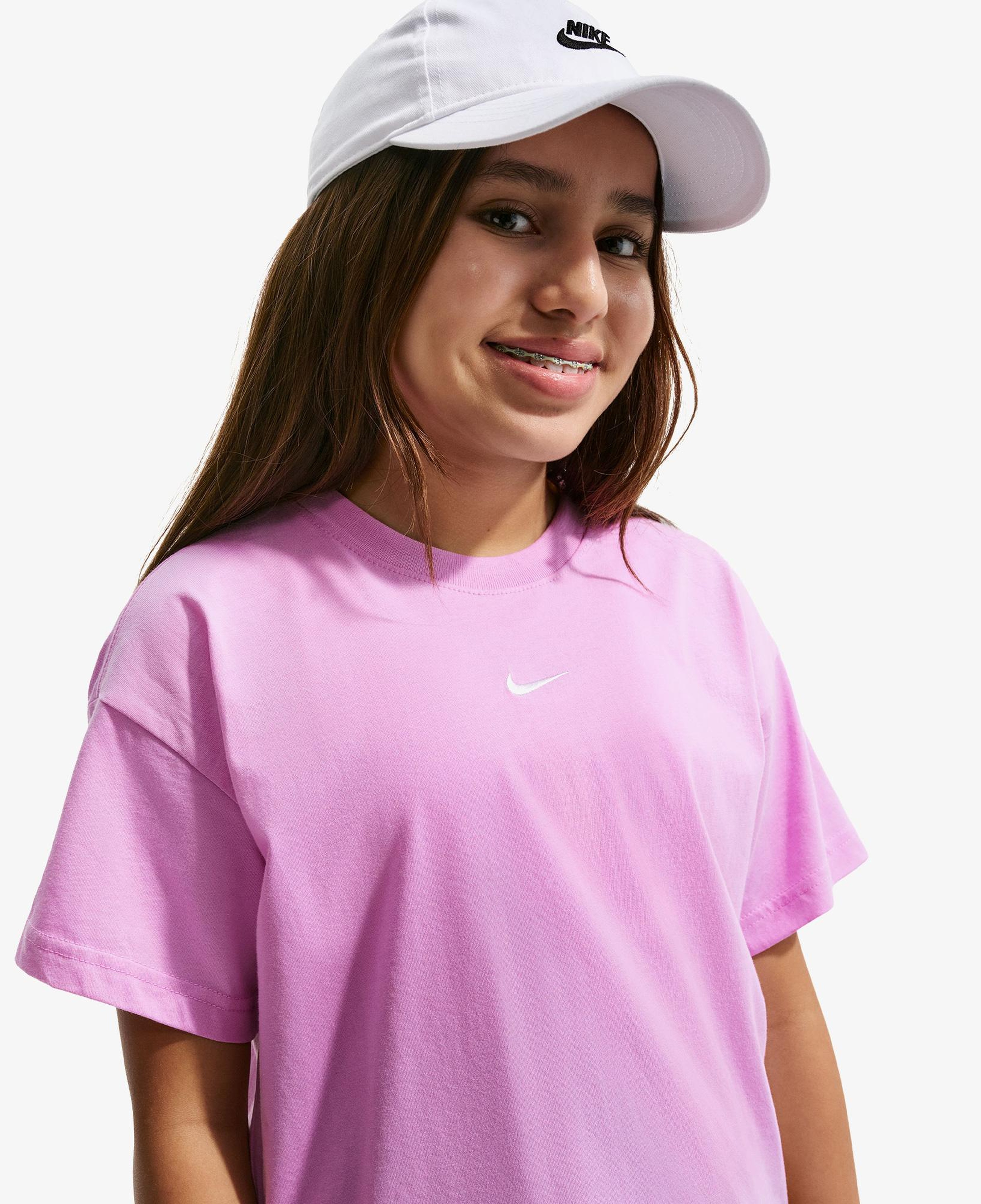 Nike Sportswear Essential Çocuk Pembe T-Shirt