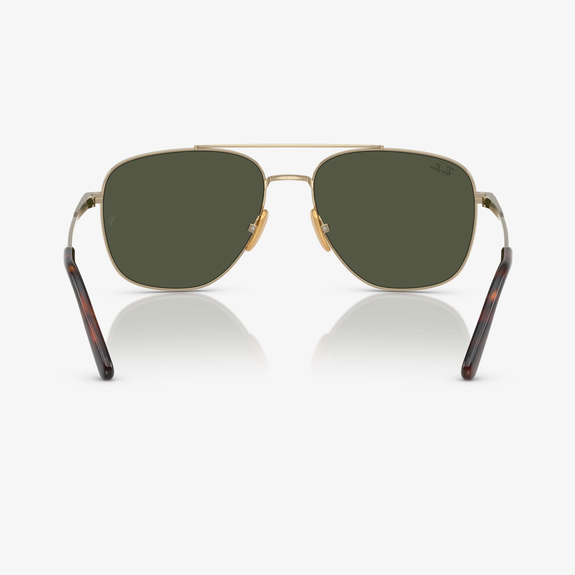 Ray-Ban RB8097 Unisex Altın Rengi Güneş Gözlüğü
