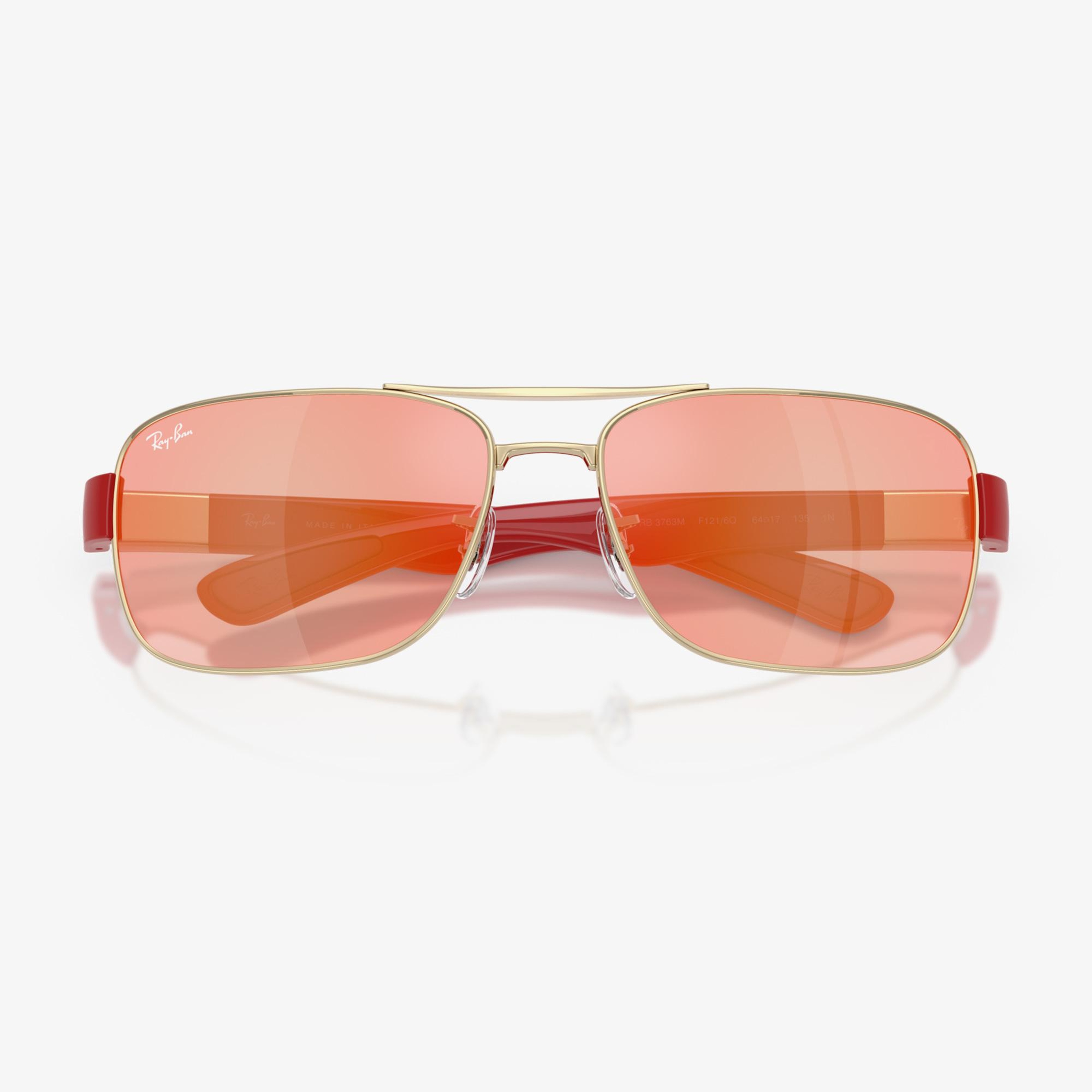 Ray-Ban RB3763M Scuderia Ferrari Collection Unisex Pembe Güneş Gözlüğü