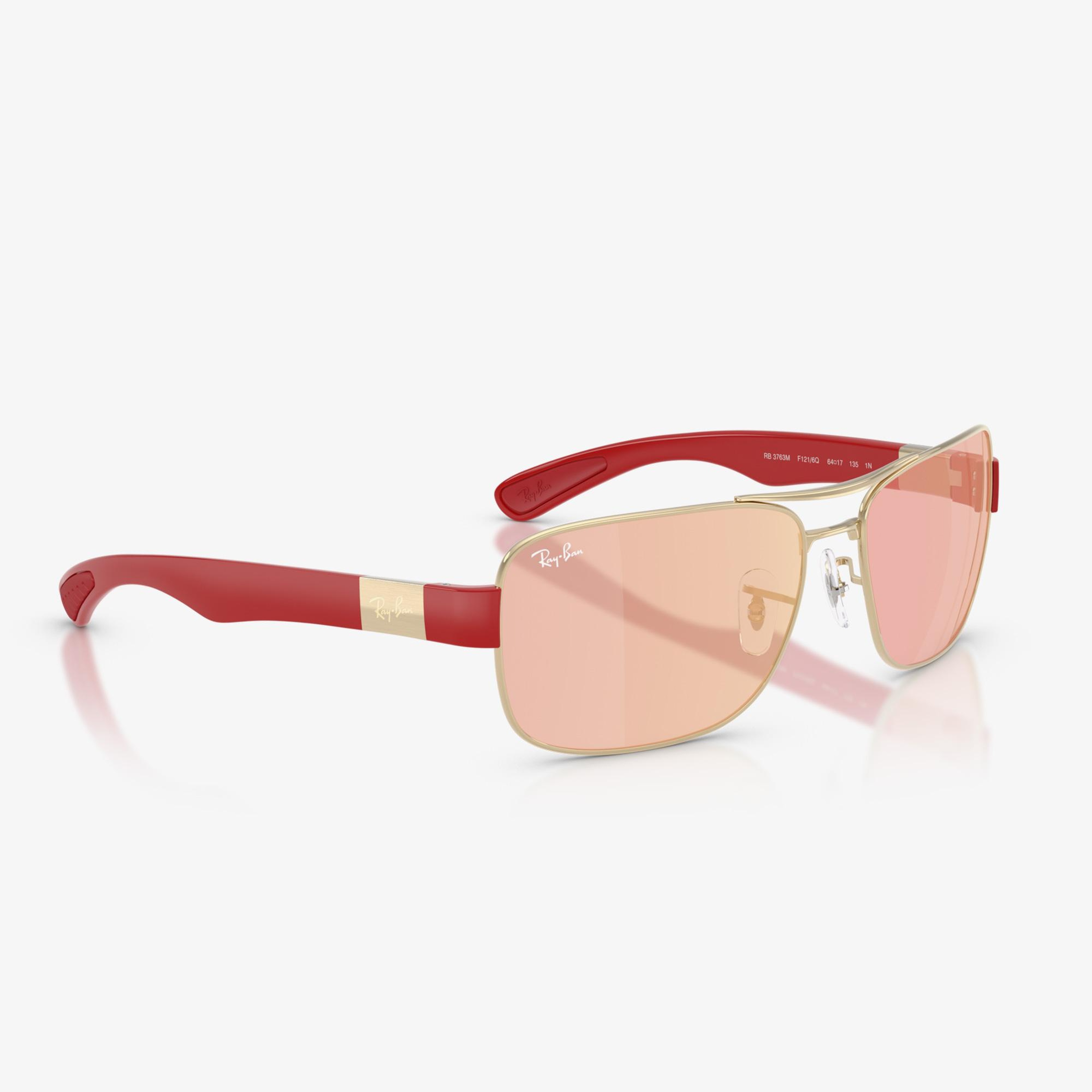 Ray-Ban RB3763M Scuderia Ferrari Collection Unisex Pembe Güneş Gözlüğü