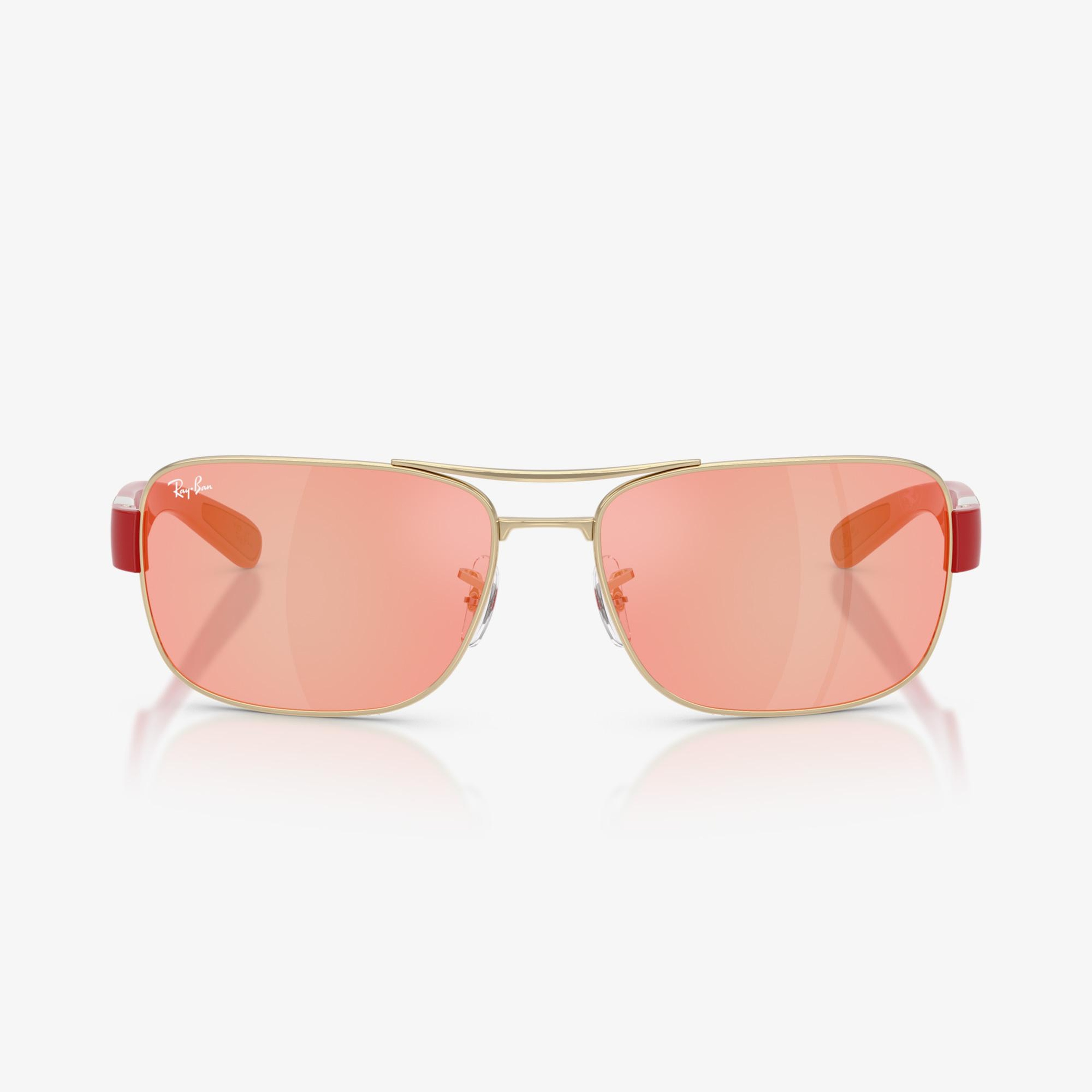Ray-Ban RB3763M Scuderia Ferrari Collection Unisex Pembe Güneş Gözlüğü