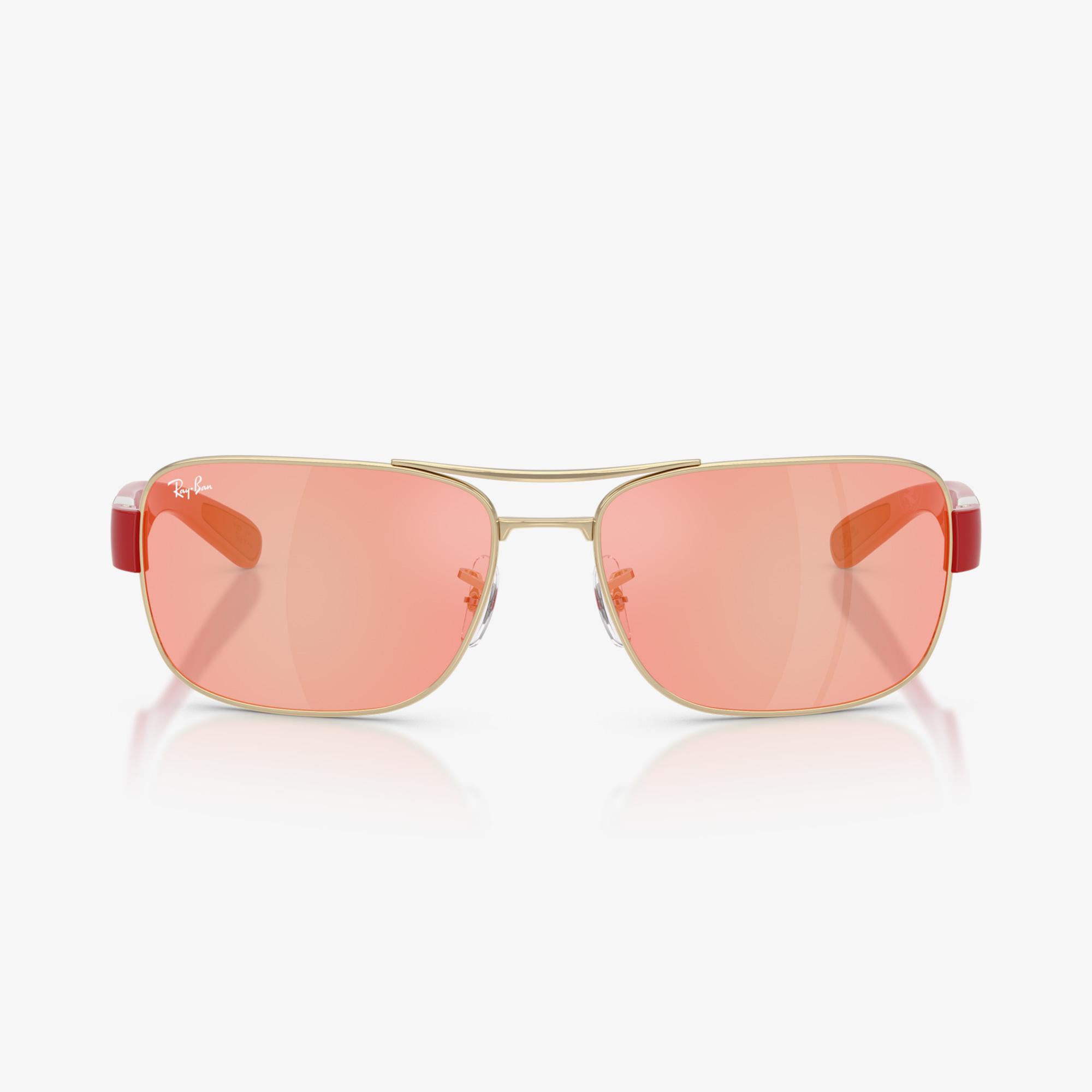 Ray-Ban RB3763M Scuderia Ferrari Collection Unisex Pembe Güneş Gözlüğü