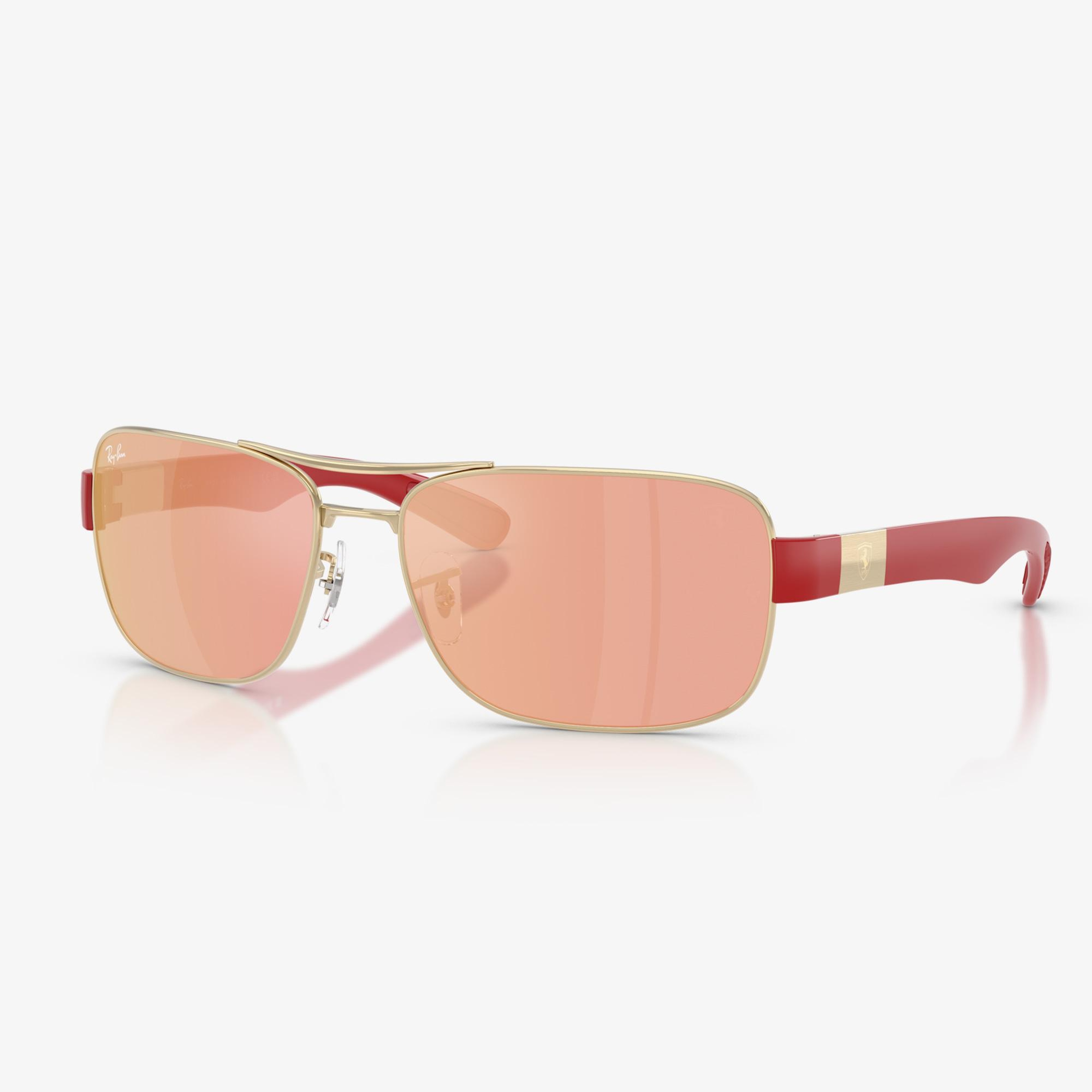 Ray-Ban RB3763M Scuderia Ferrari Collection Unisex Pembe Güneş Gözlüğü
