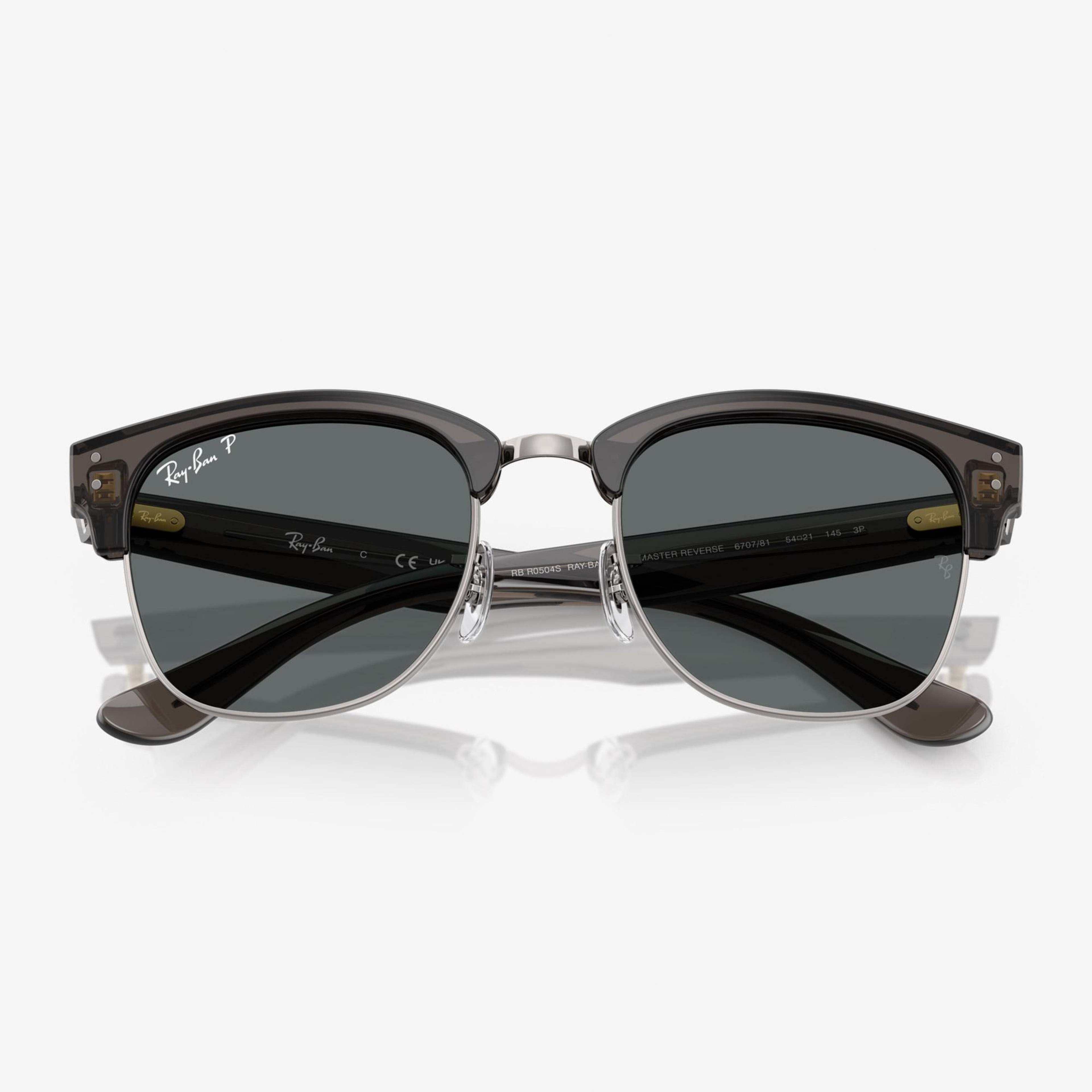 Ray-Ban Clubmaster Reverse RBR0504S Unisex Gri Güneş Gözlüğü