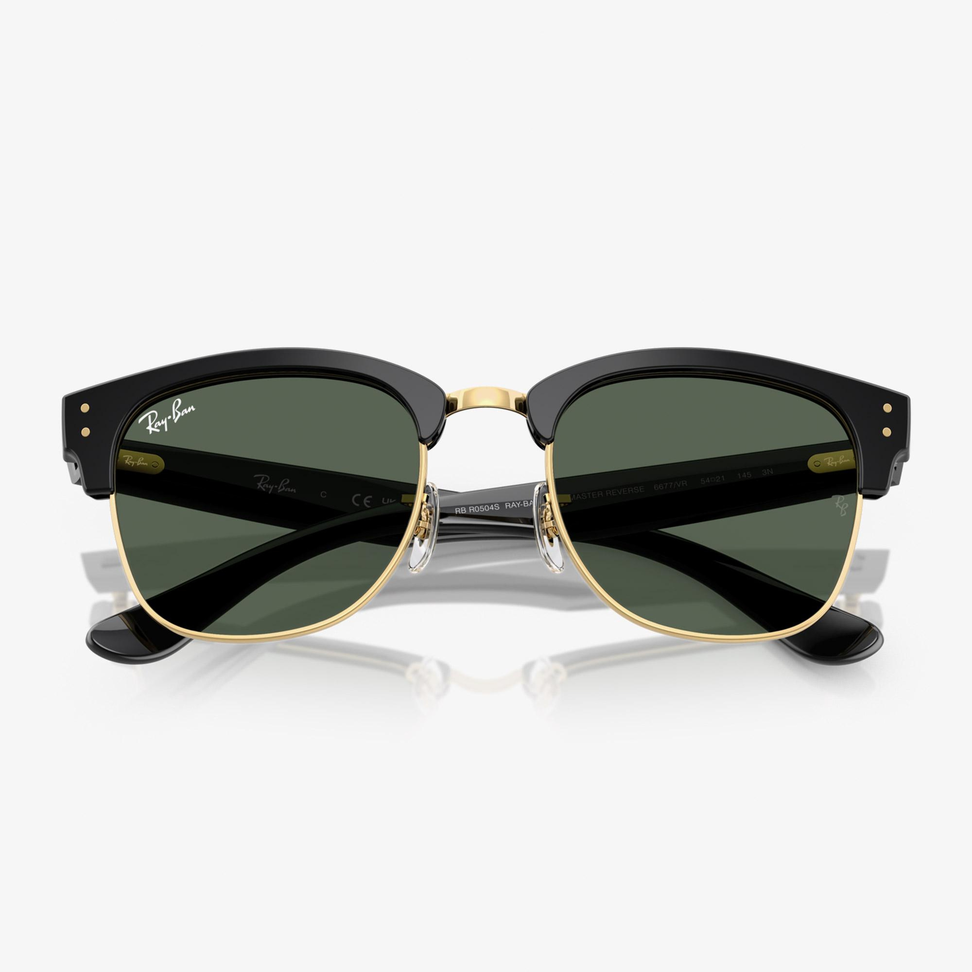 Ray-Ban Clubmaster Reverse RBR0504S Unisex Siyah Güneş Gözlüğü