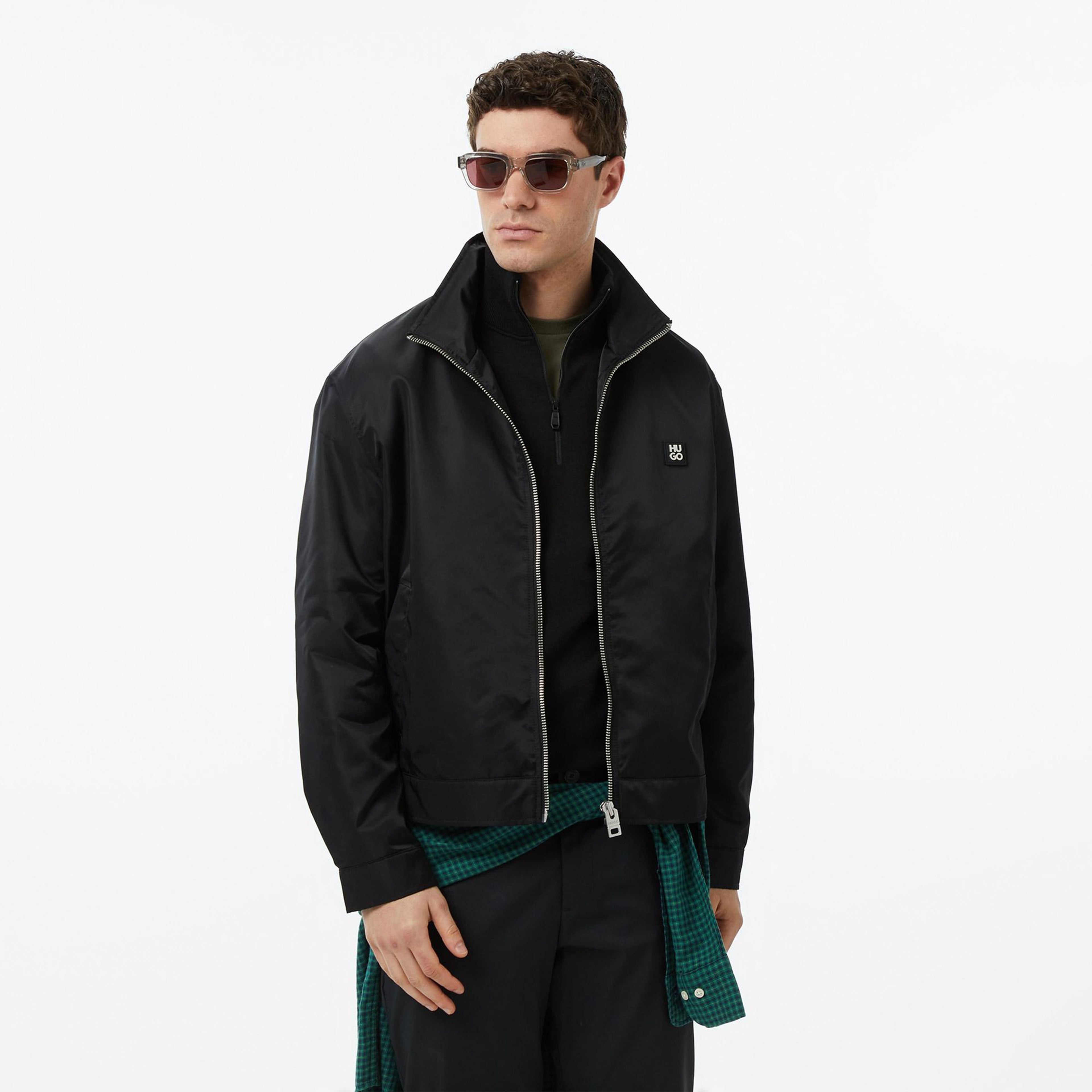 Hugo Bapona Erkek Siyah Mont