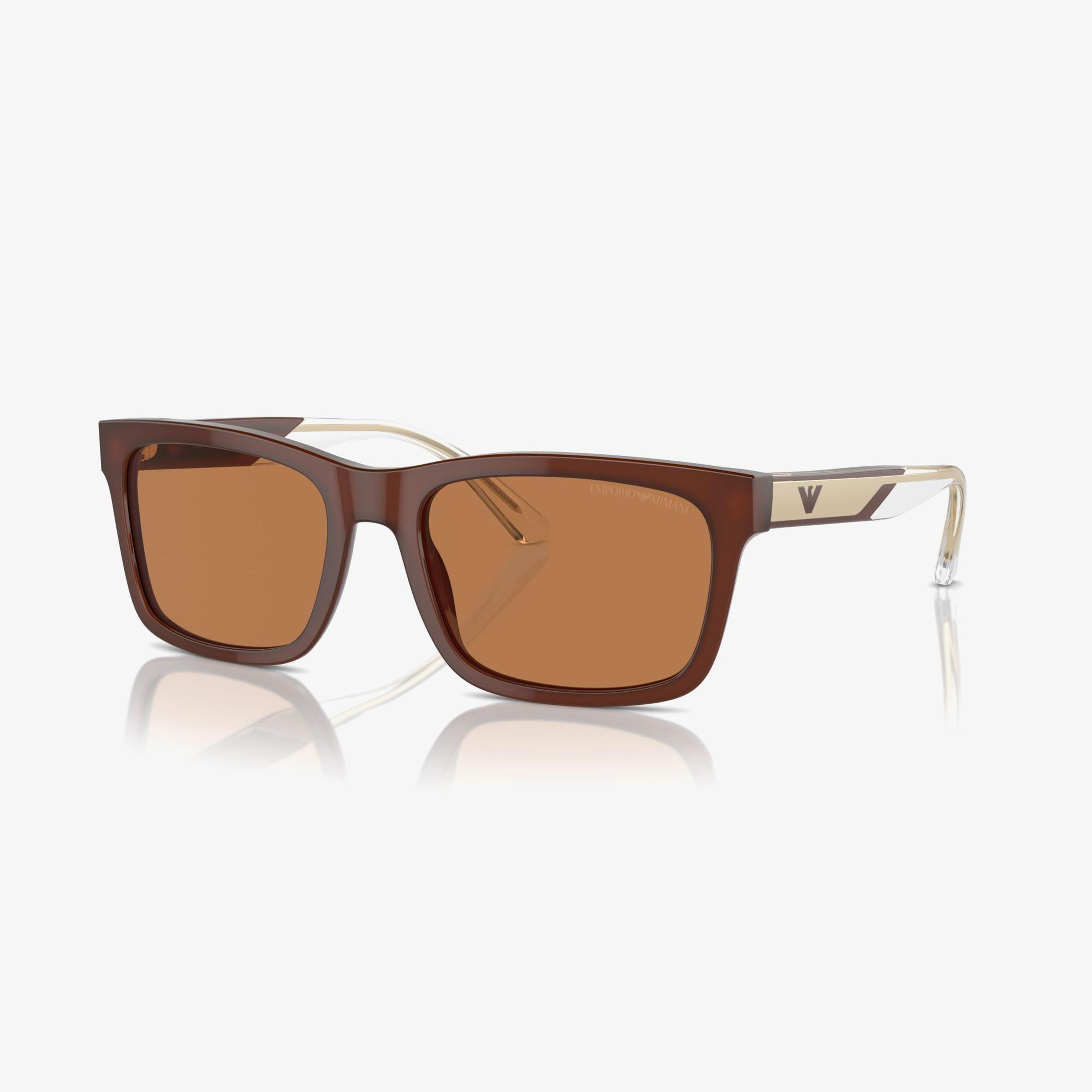Emporio Armani Ea4224 Erkek Kahverengi Güneş Gözlüğü
