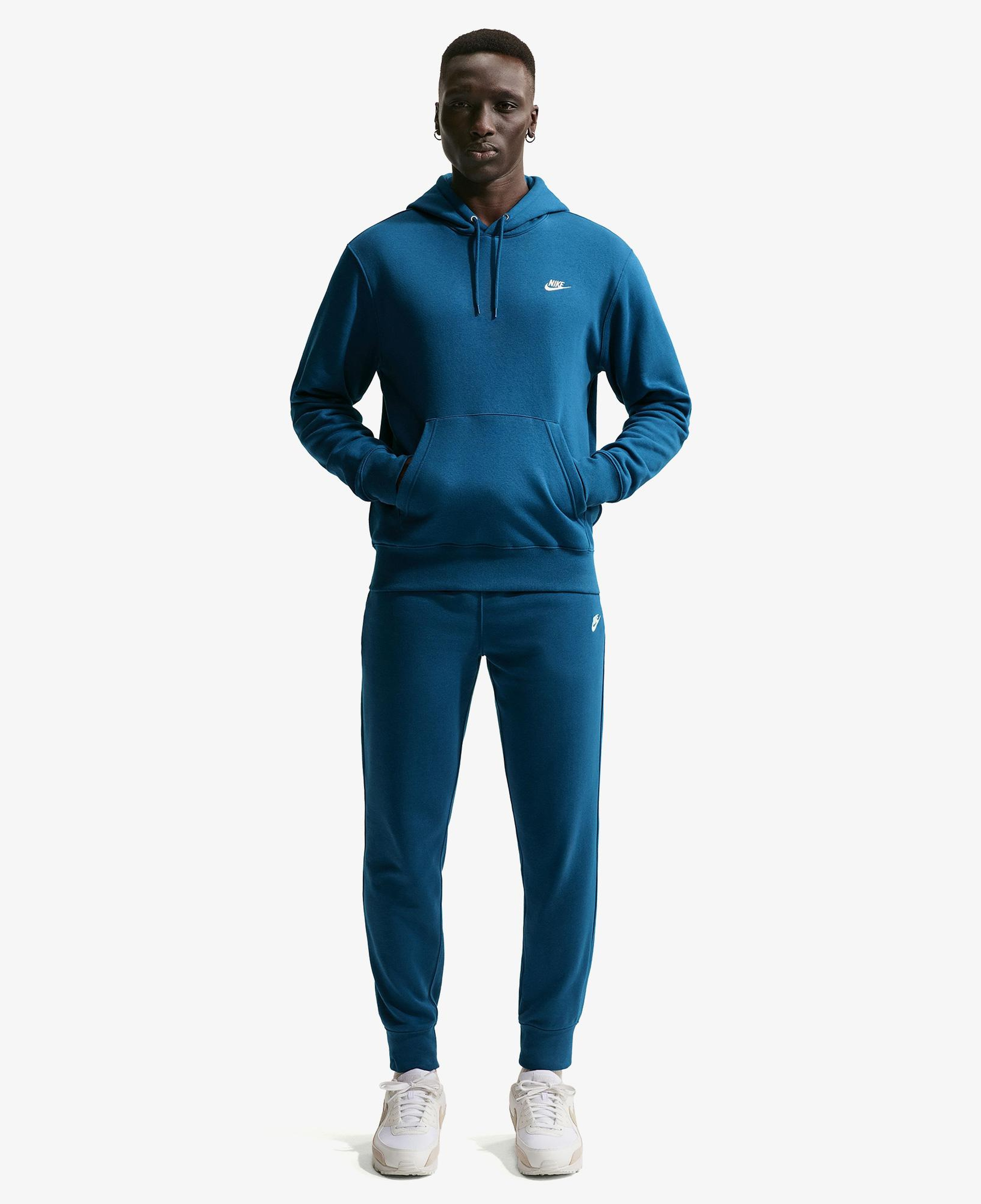 Nike Club Erkek Mavi Hoodie