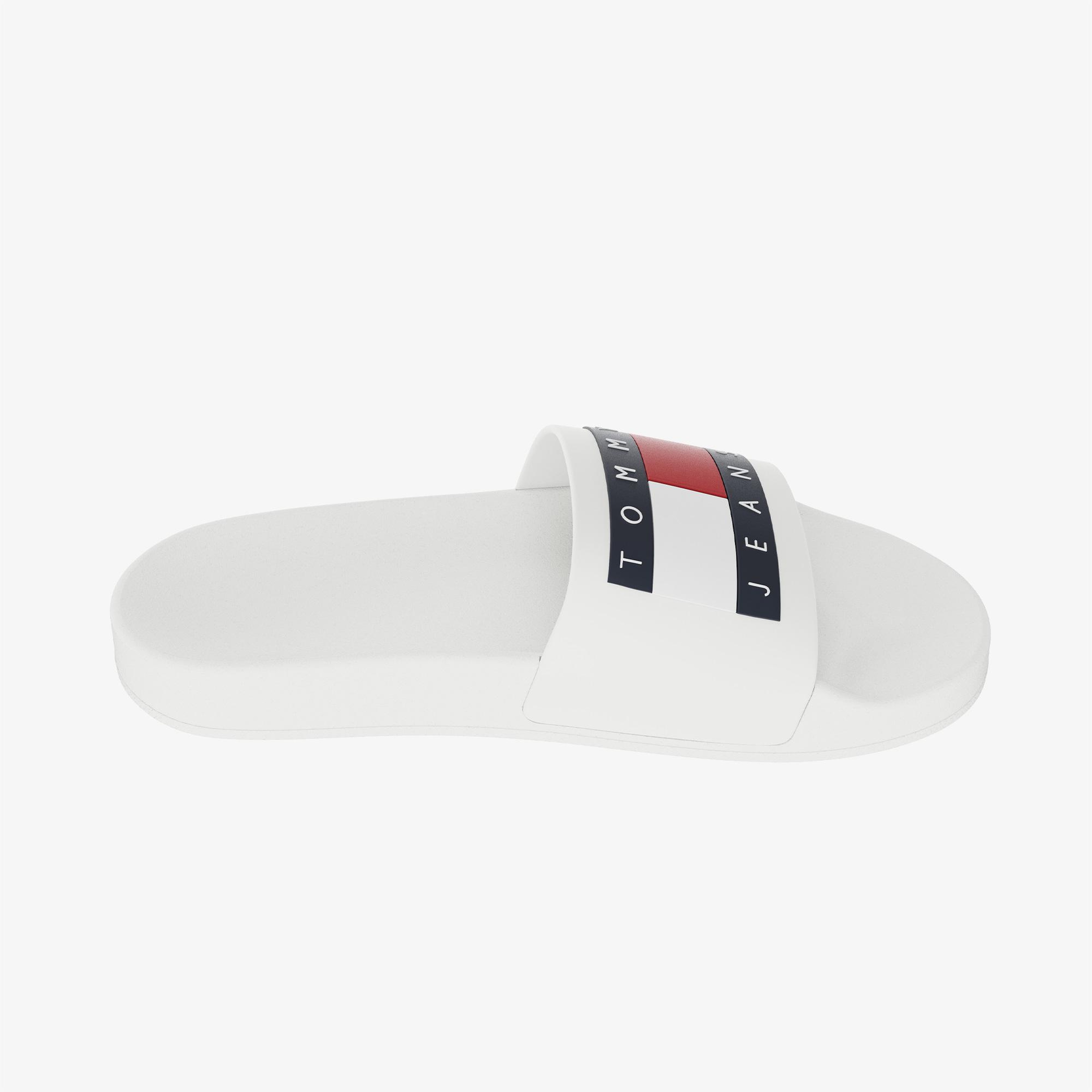 Tommy Hilfiger Aqua Erkek Beyaz Terlik