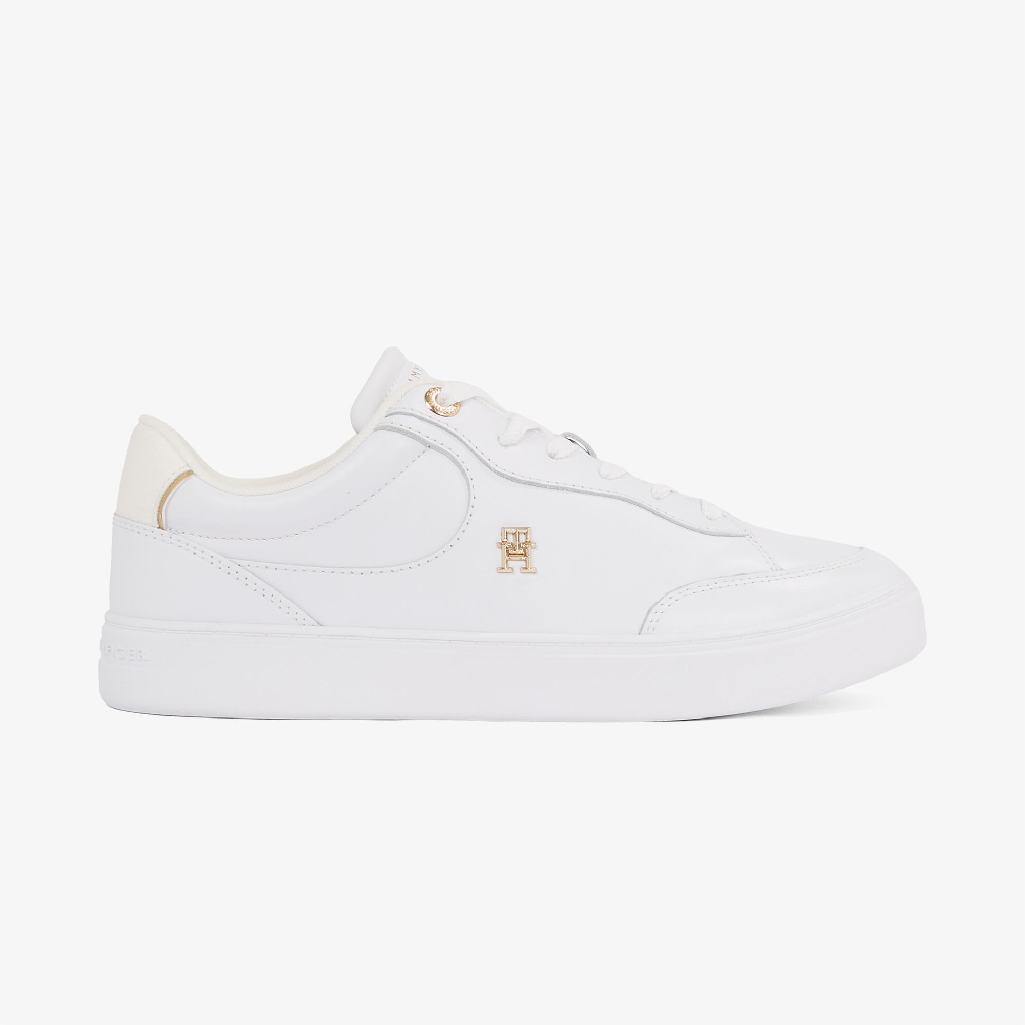 Tommy Hilfiger Essential Chic Court Kadın Beyaz Sneaker