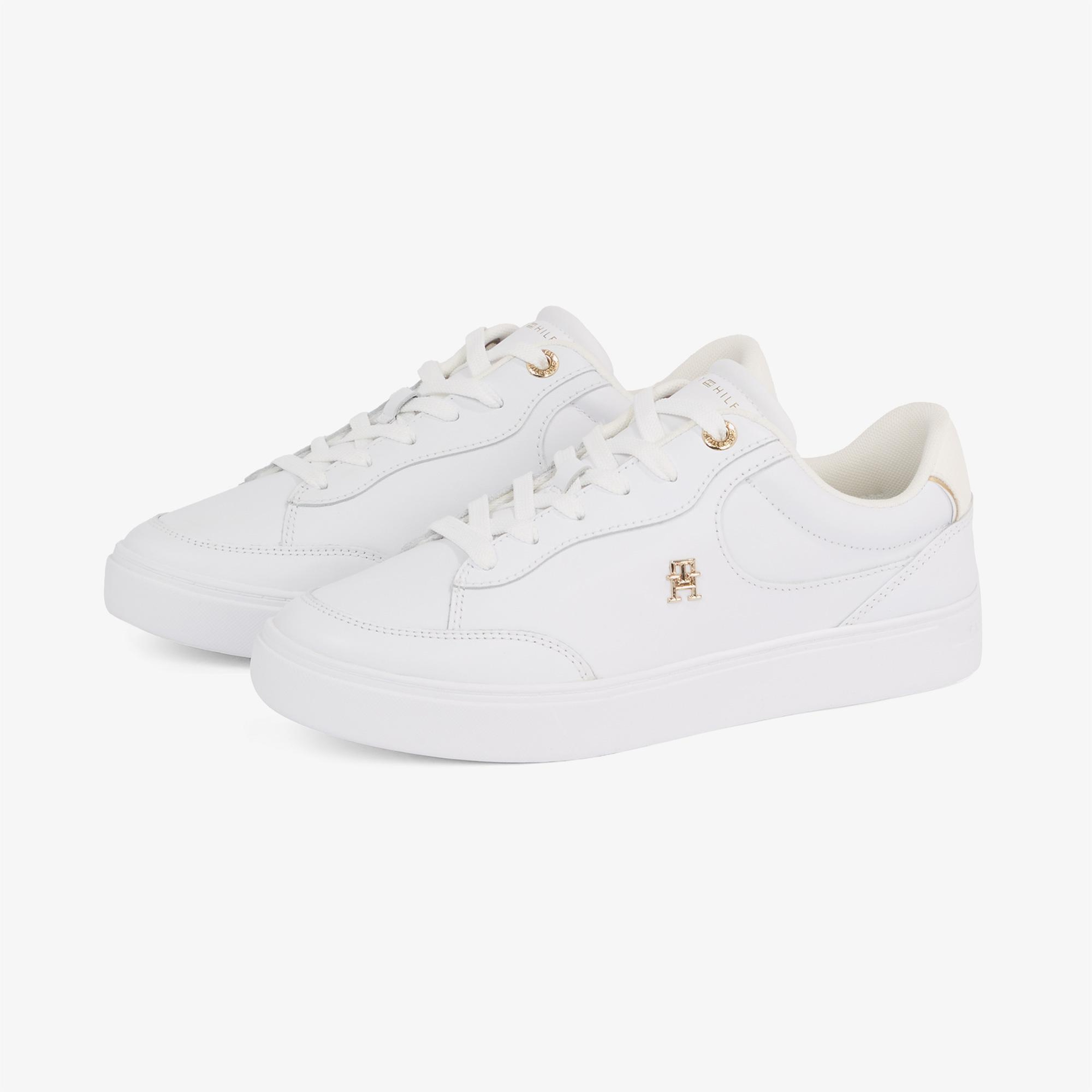 Tommy Hilfiger Essential Chic Court Kadın Beyaz Sneaker