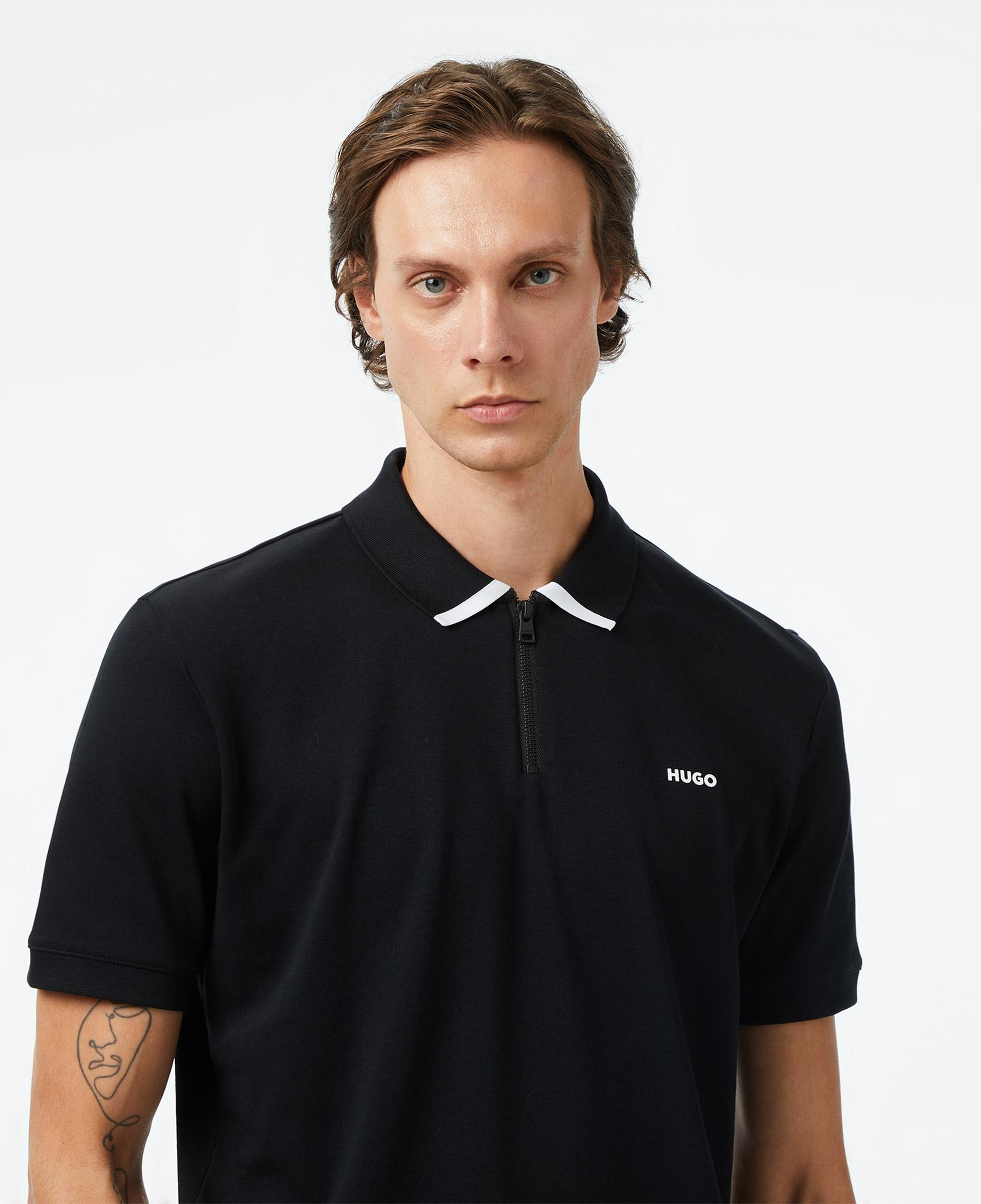 Hugo Dalomino Erkek Siyah Polo