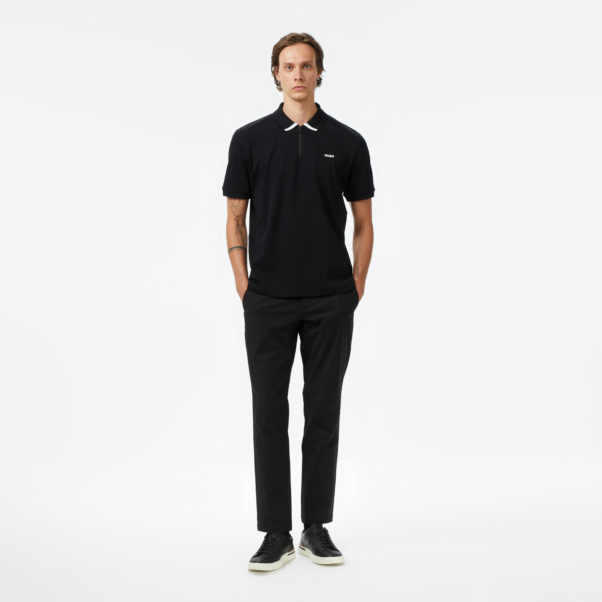 Hugo Dalomino Erkek Siyah Polo