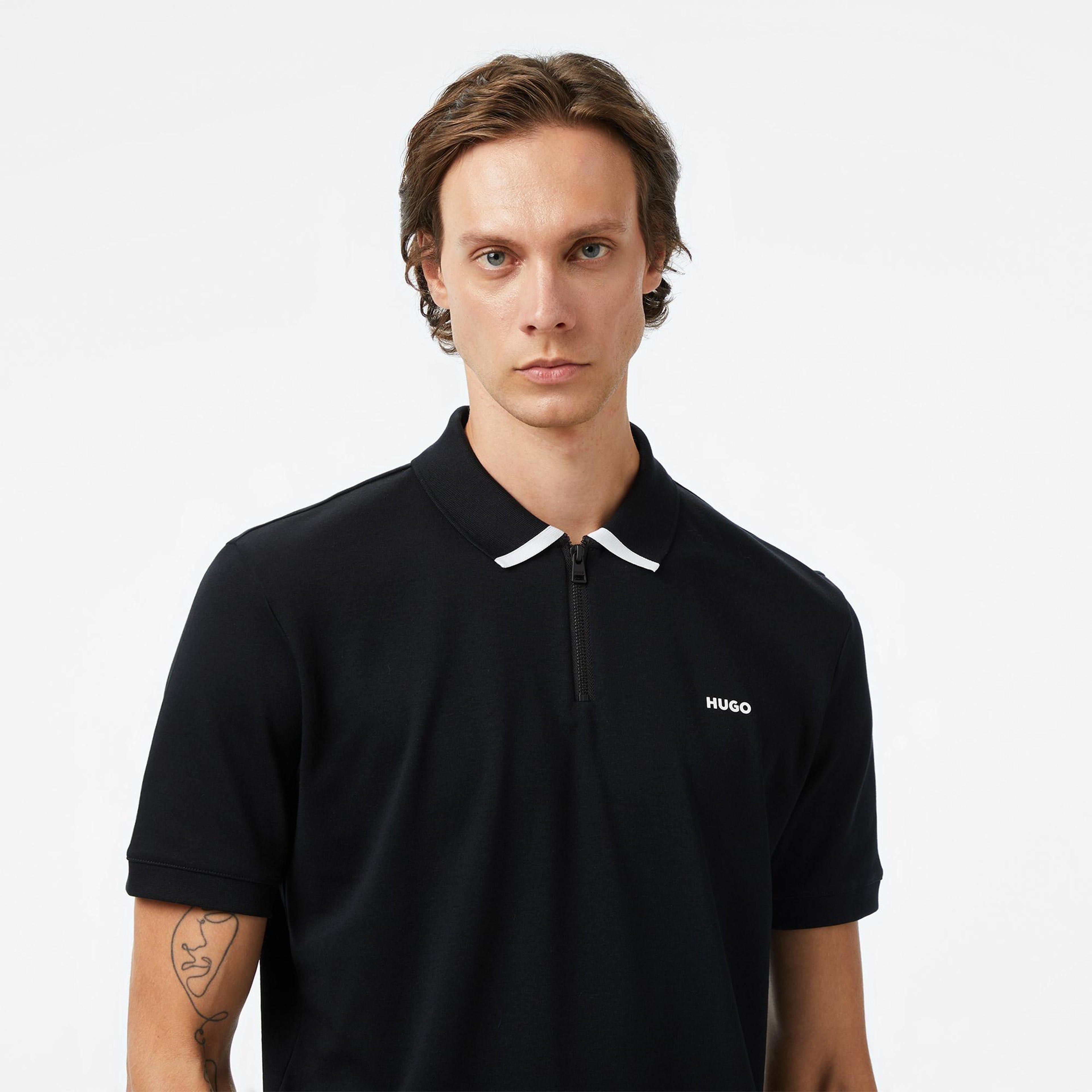 Hugo Dalomino Erkek Siyah Polo