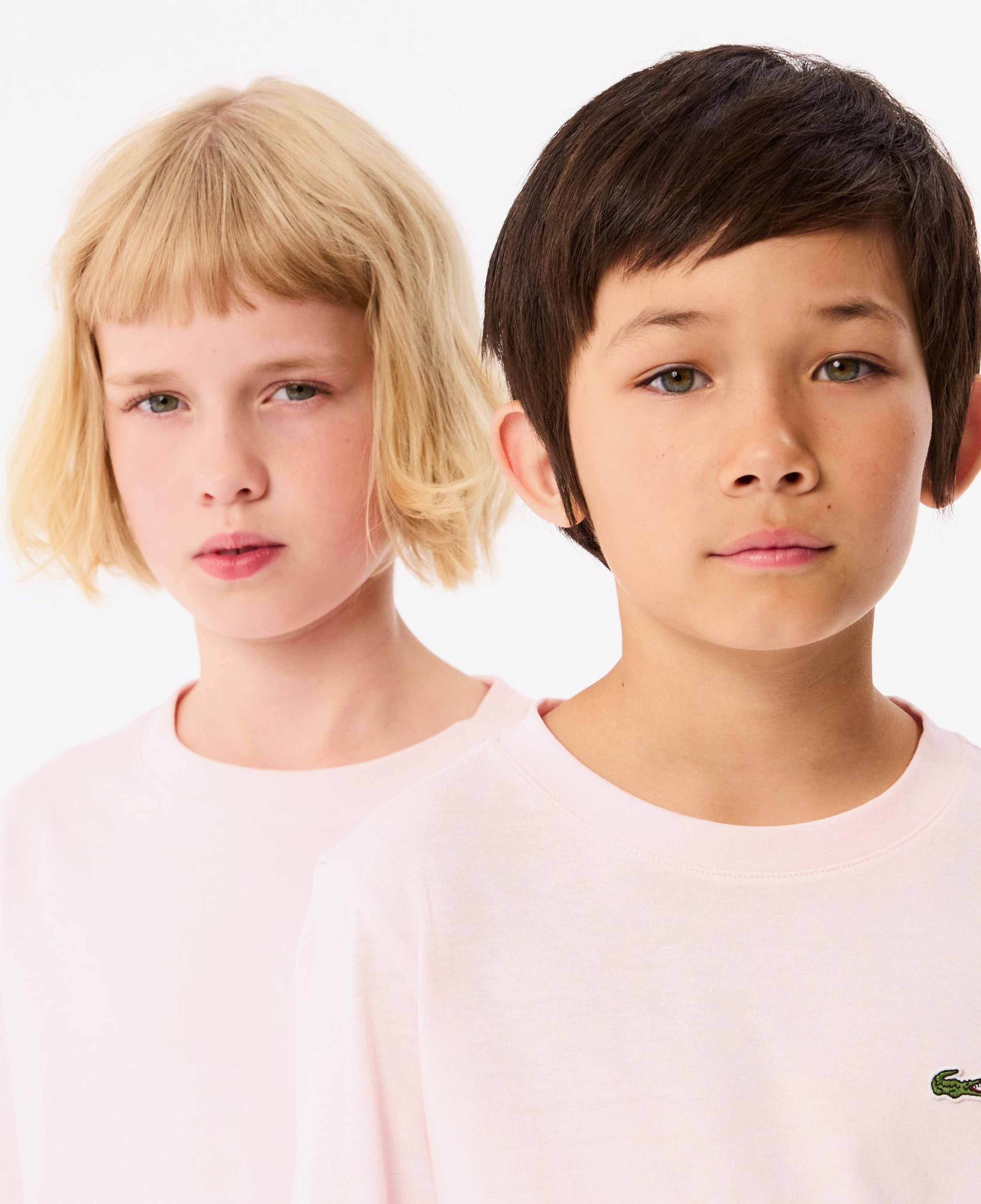 Lacoste Çocuk Uzun Kollu Bisiklet Yaka Pembe T-Shirt