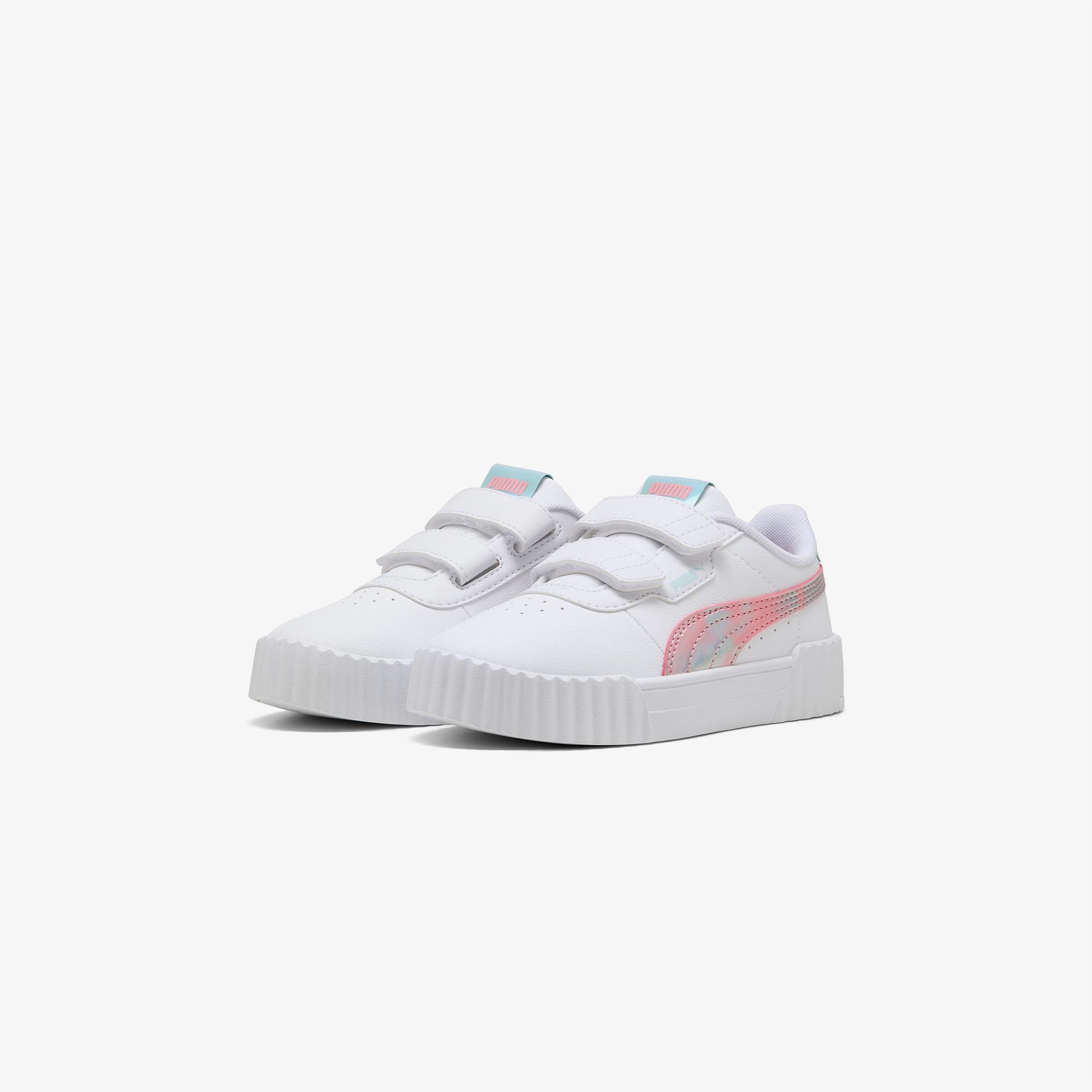 Puma Carina 3.0 Space Belle Çocuk Beyaz Spor Ayakkabı