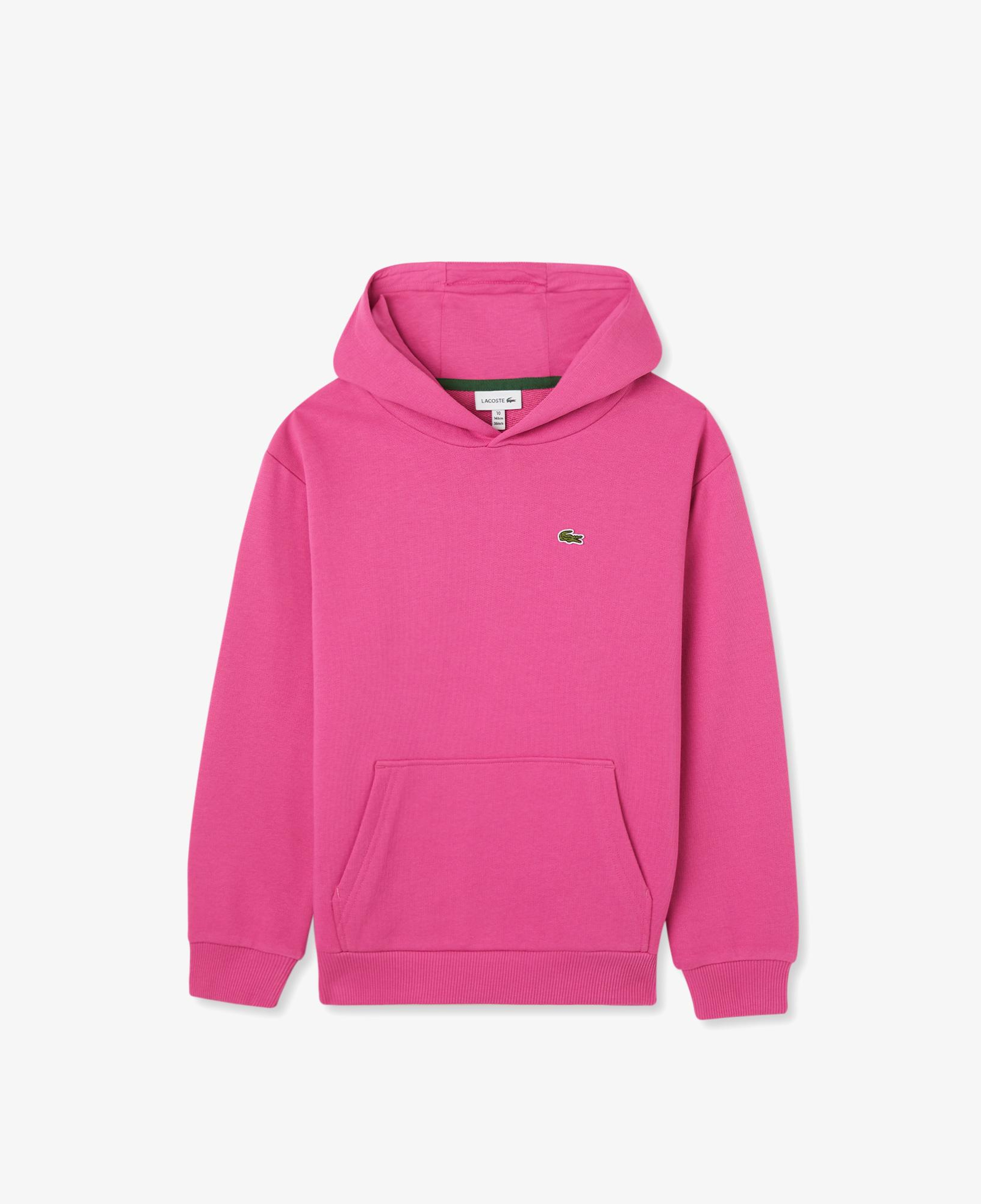 Lacoste Çocuk Kapüşonlu Pembe Sweatshirt