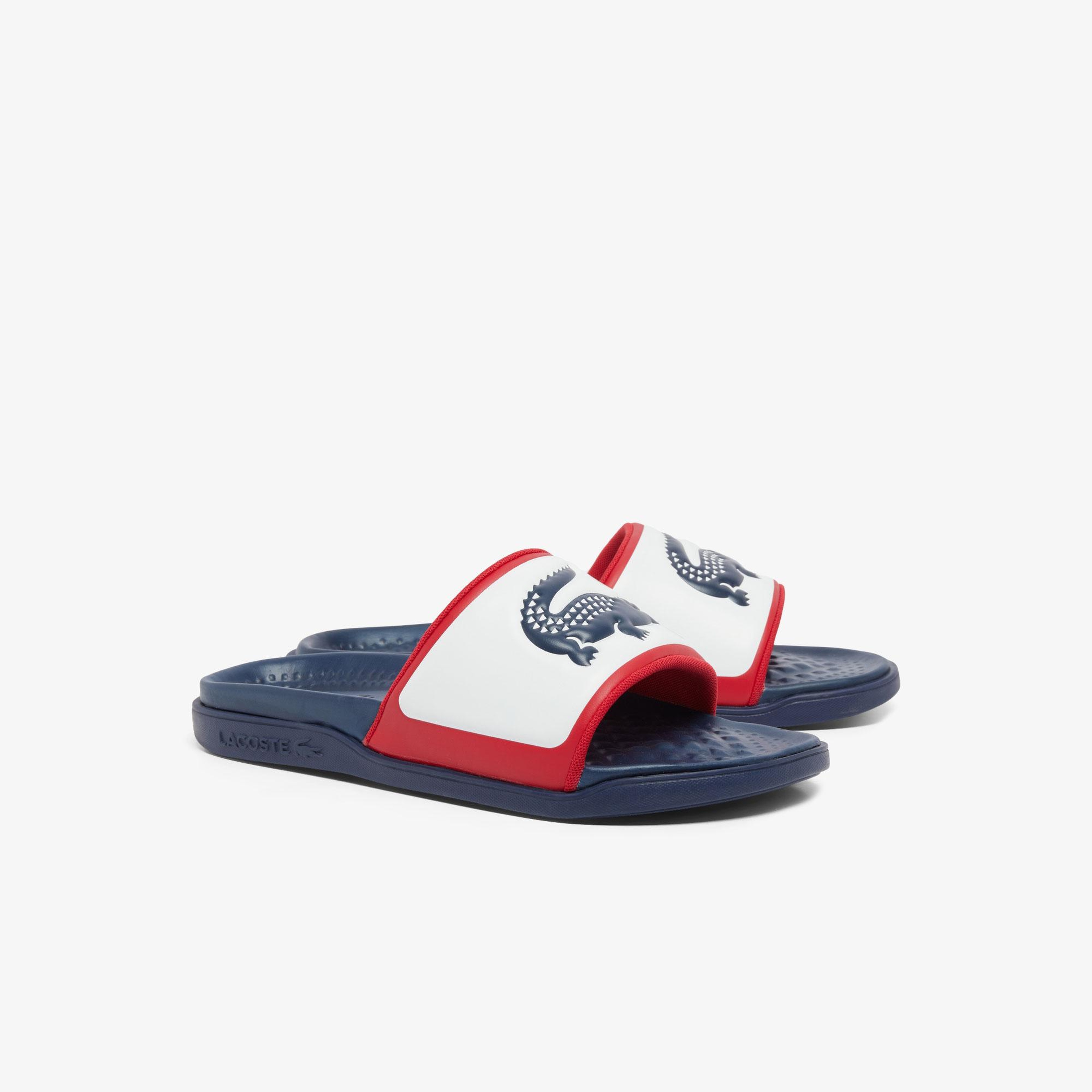 Lacoste Serve Slide Dual Erkek Lacivert Terlik
