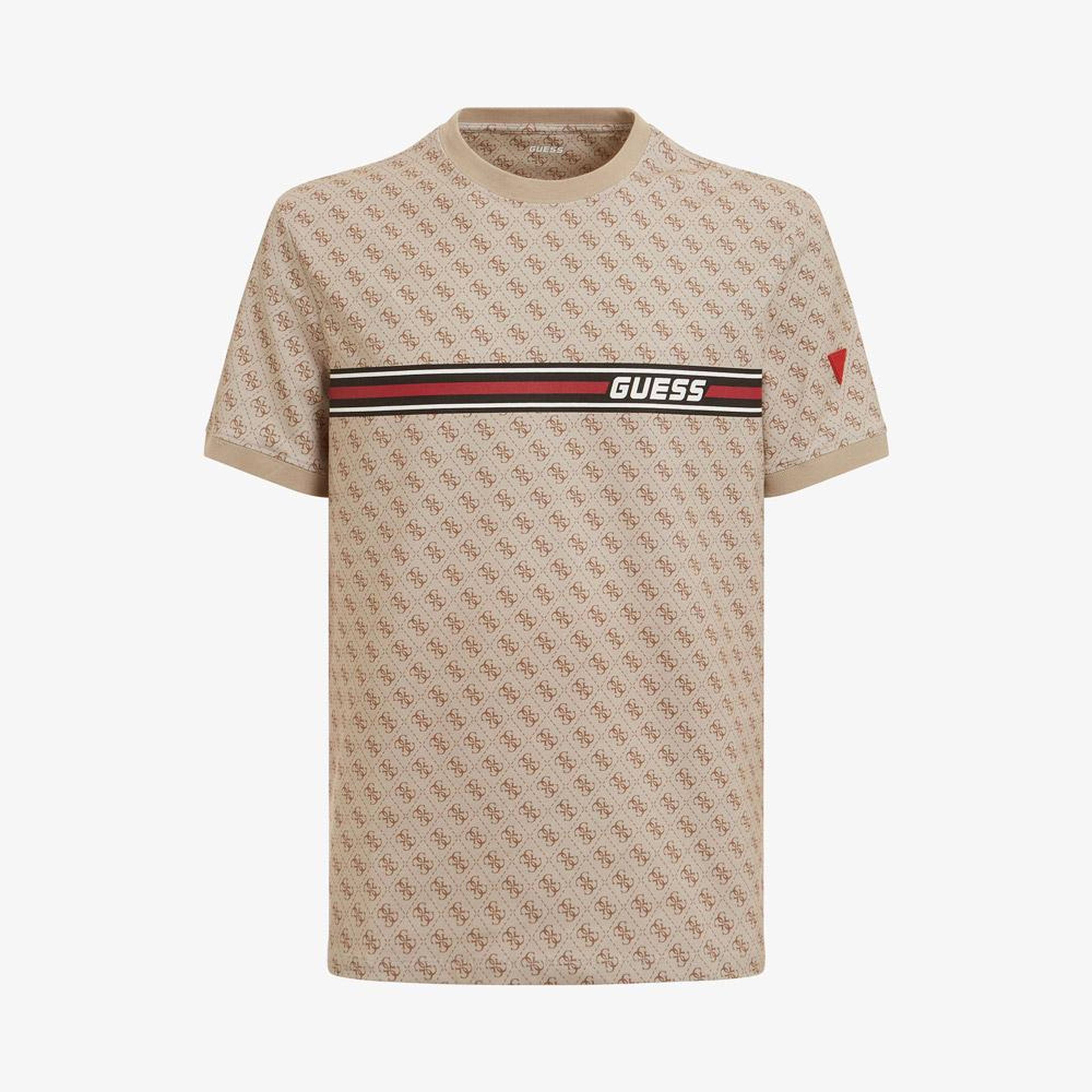 Guess Jamey Erkek Bej T-Shirt