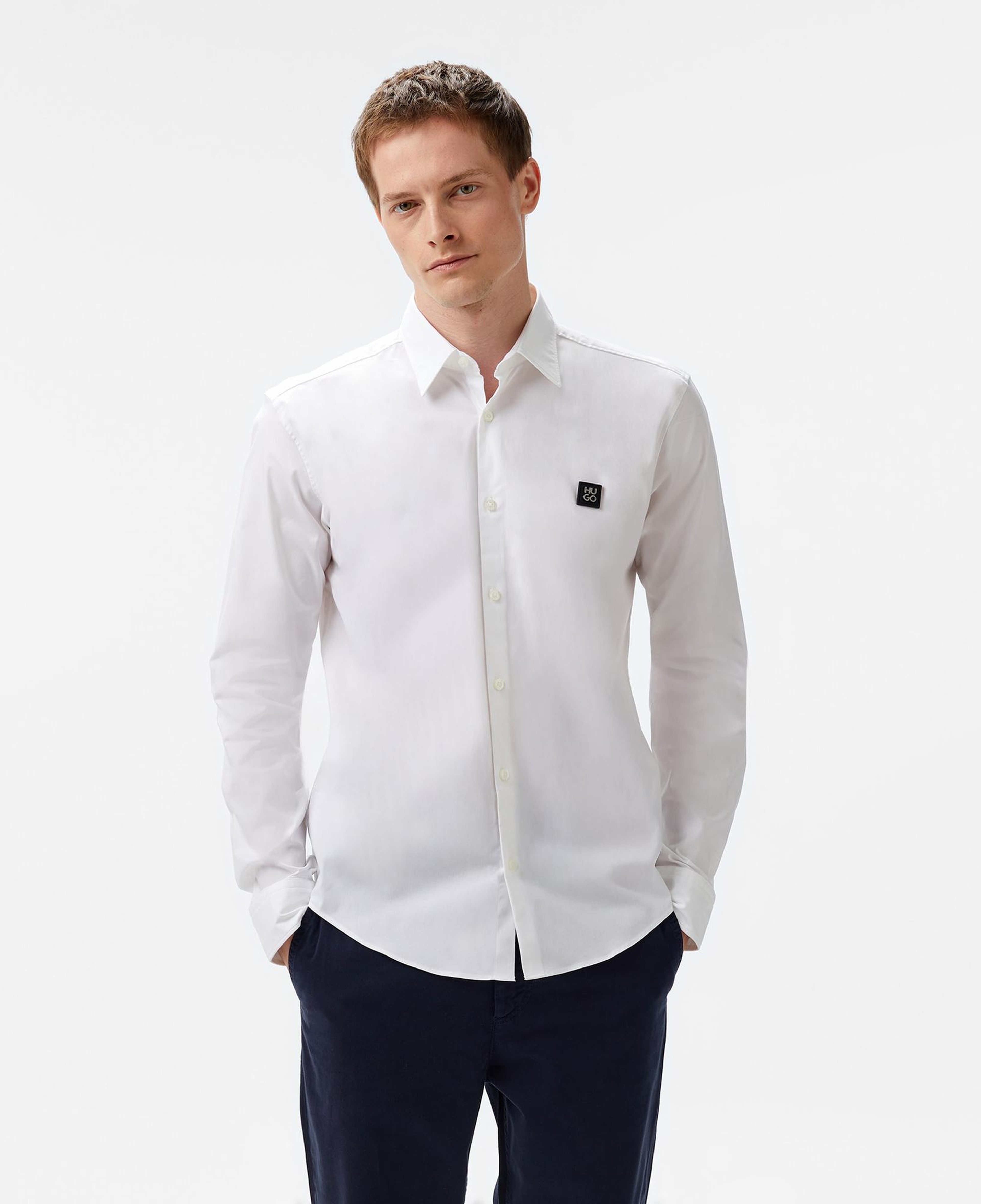 Hugo Ermo Erkek Beyaz Gömlek