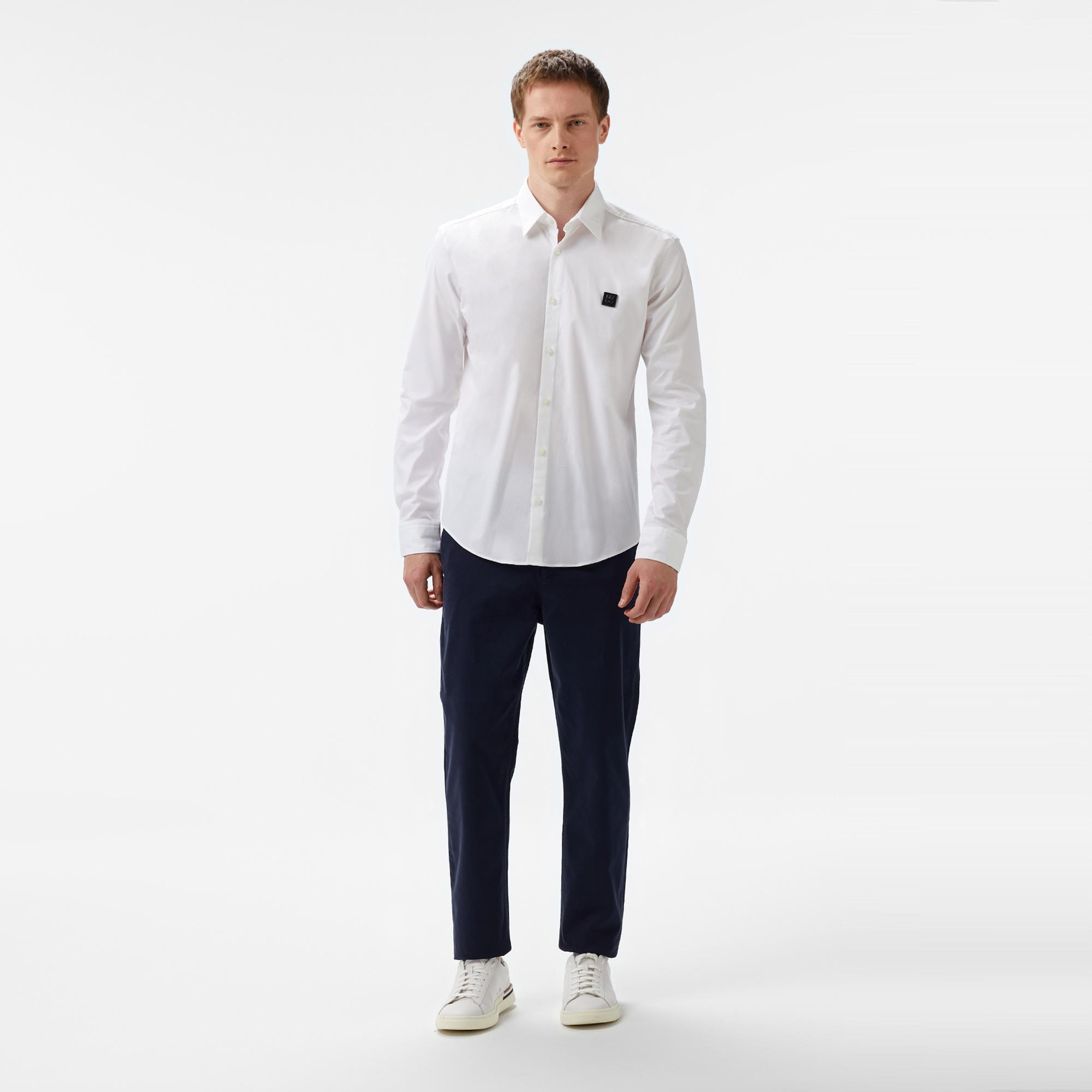 Hugo Ermo Erkek Beyaz Gömlek