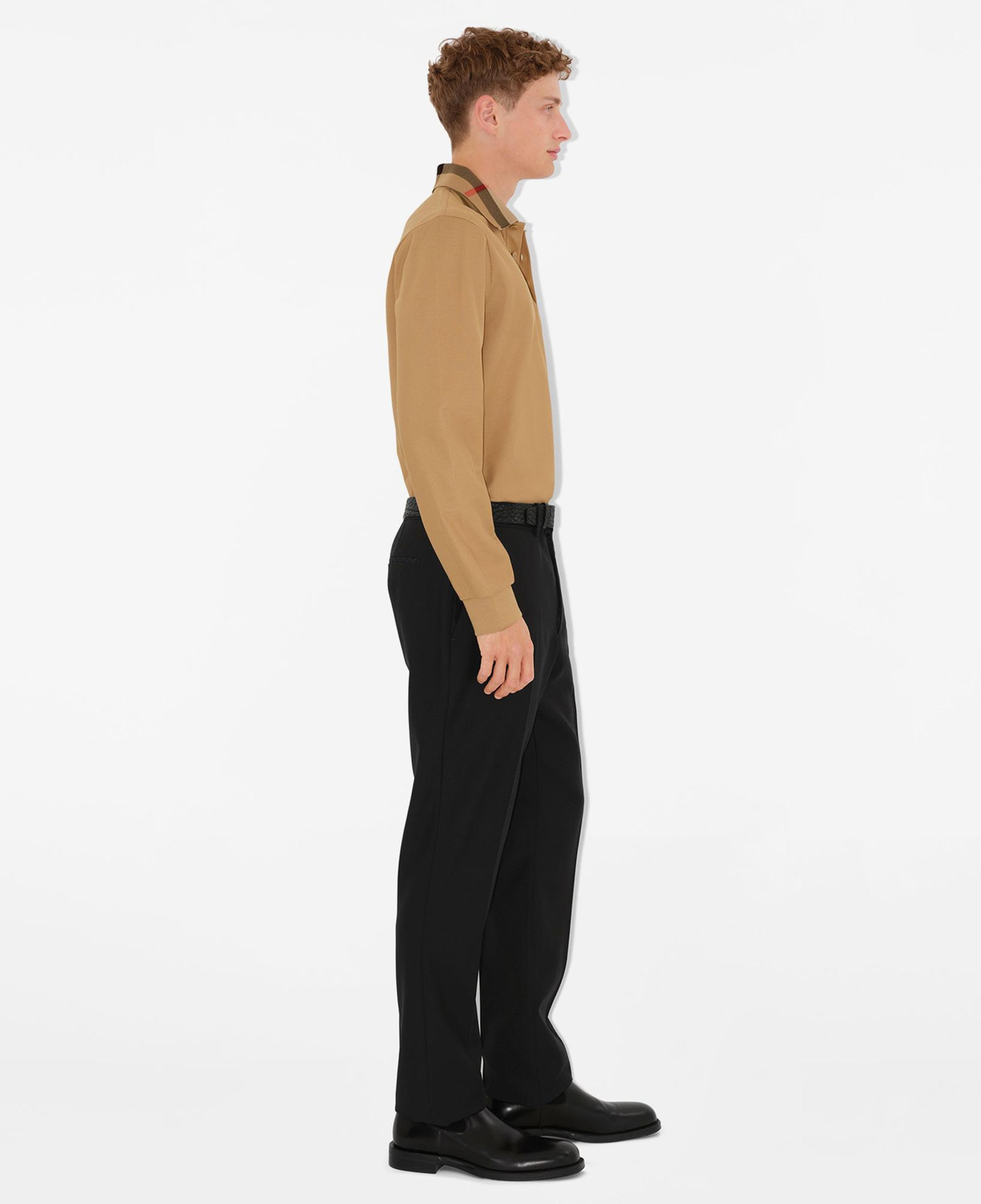 Burberry Pamuklu Erkek Bej Polo