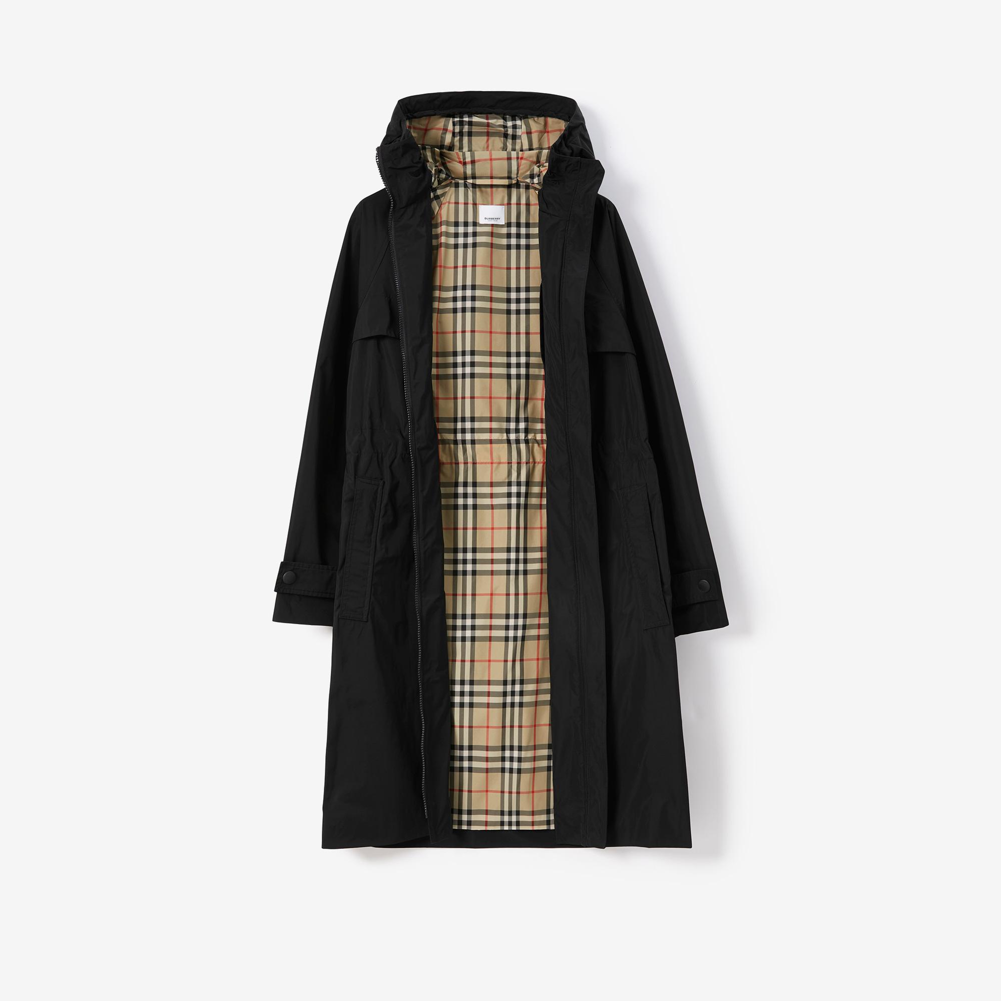 Burberry Lightweight Parka Kadın Siyah Mont