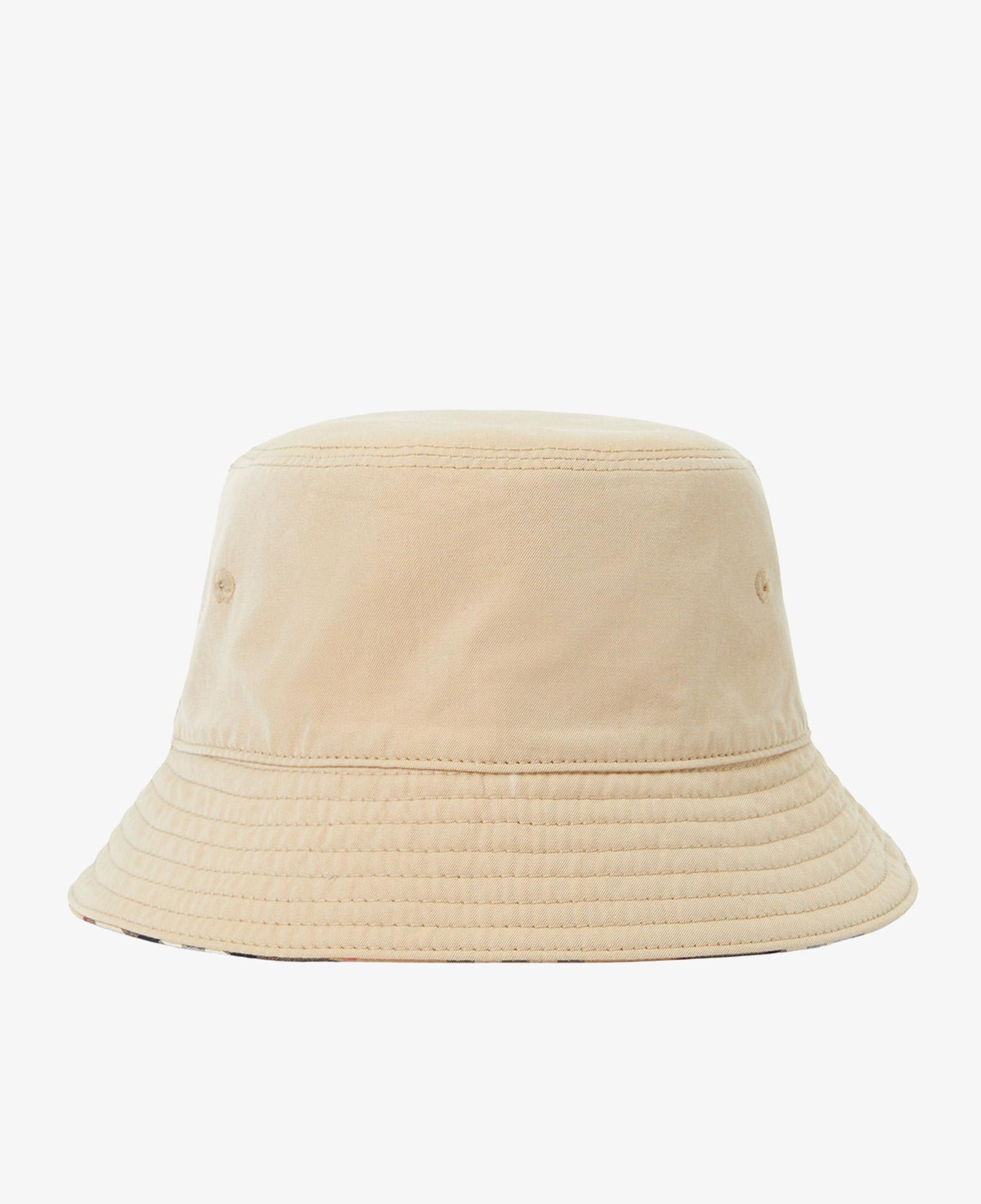Burberry Gabardine Reversible Bucket Çocuk Bej Şapka