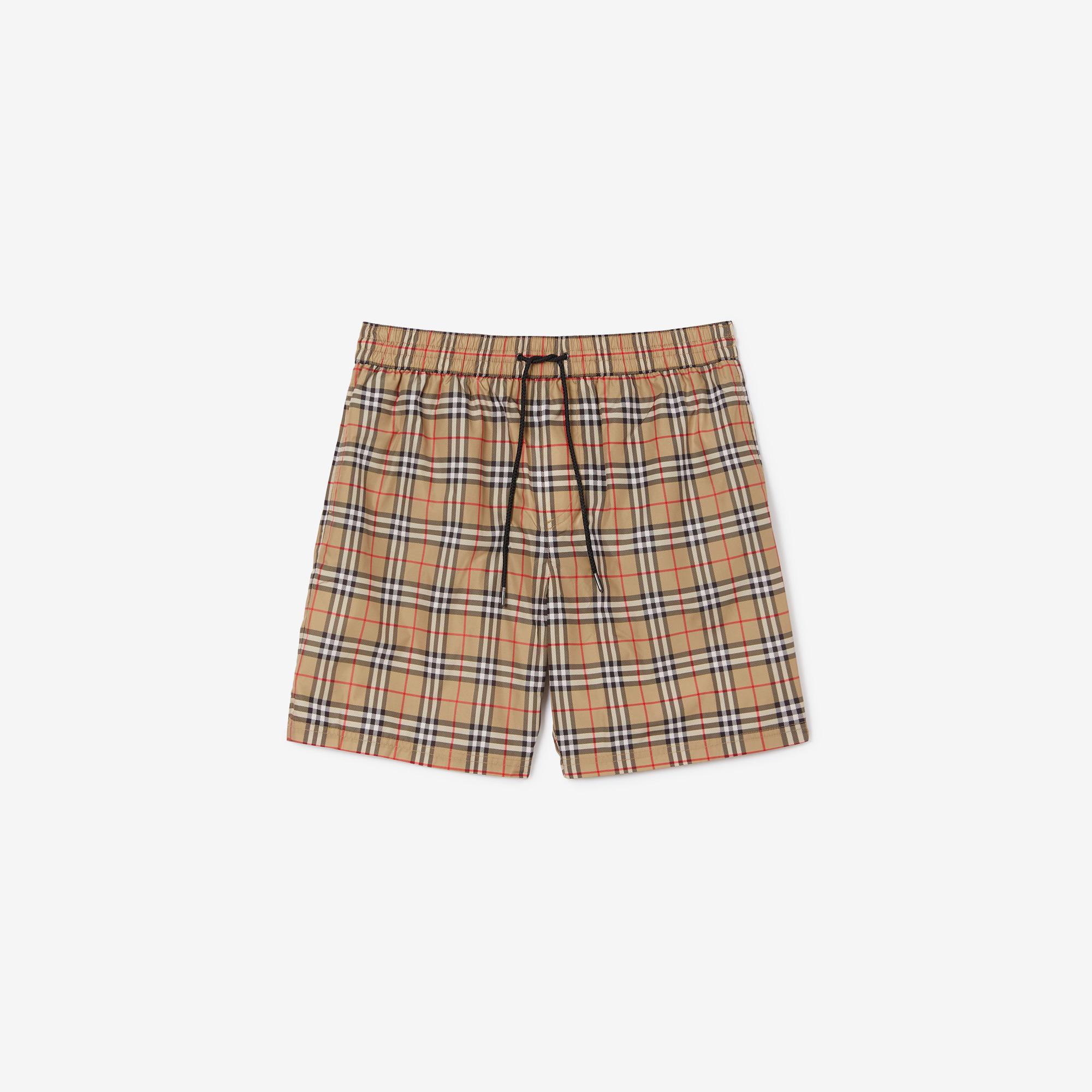 Burberry Guildes Erkek Bej Deniz Şortu