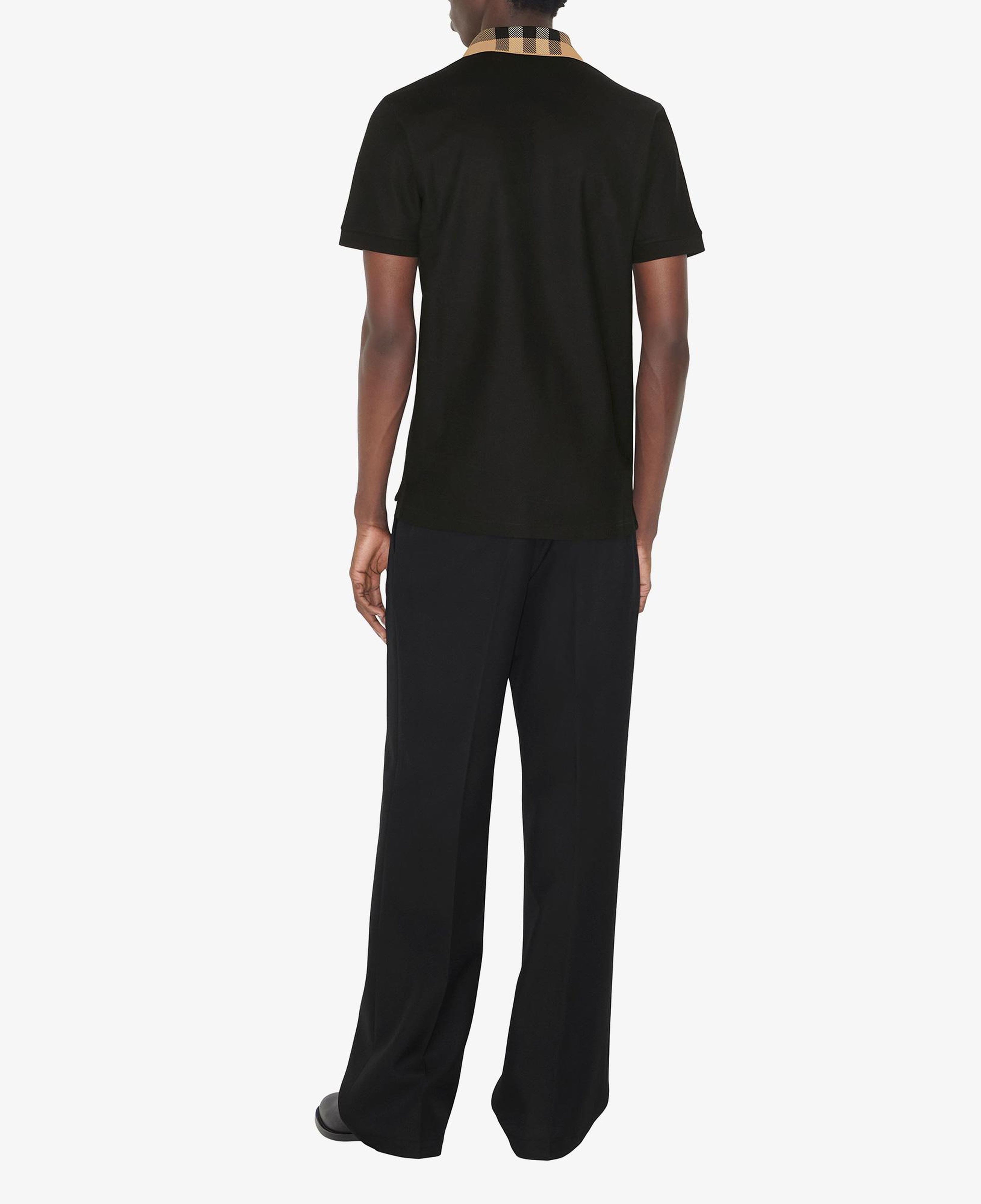 Burberry Pamuklu Erkek Siyah Polo