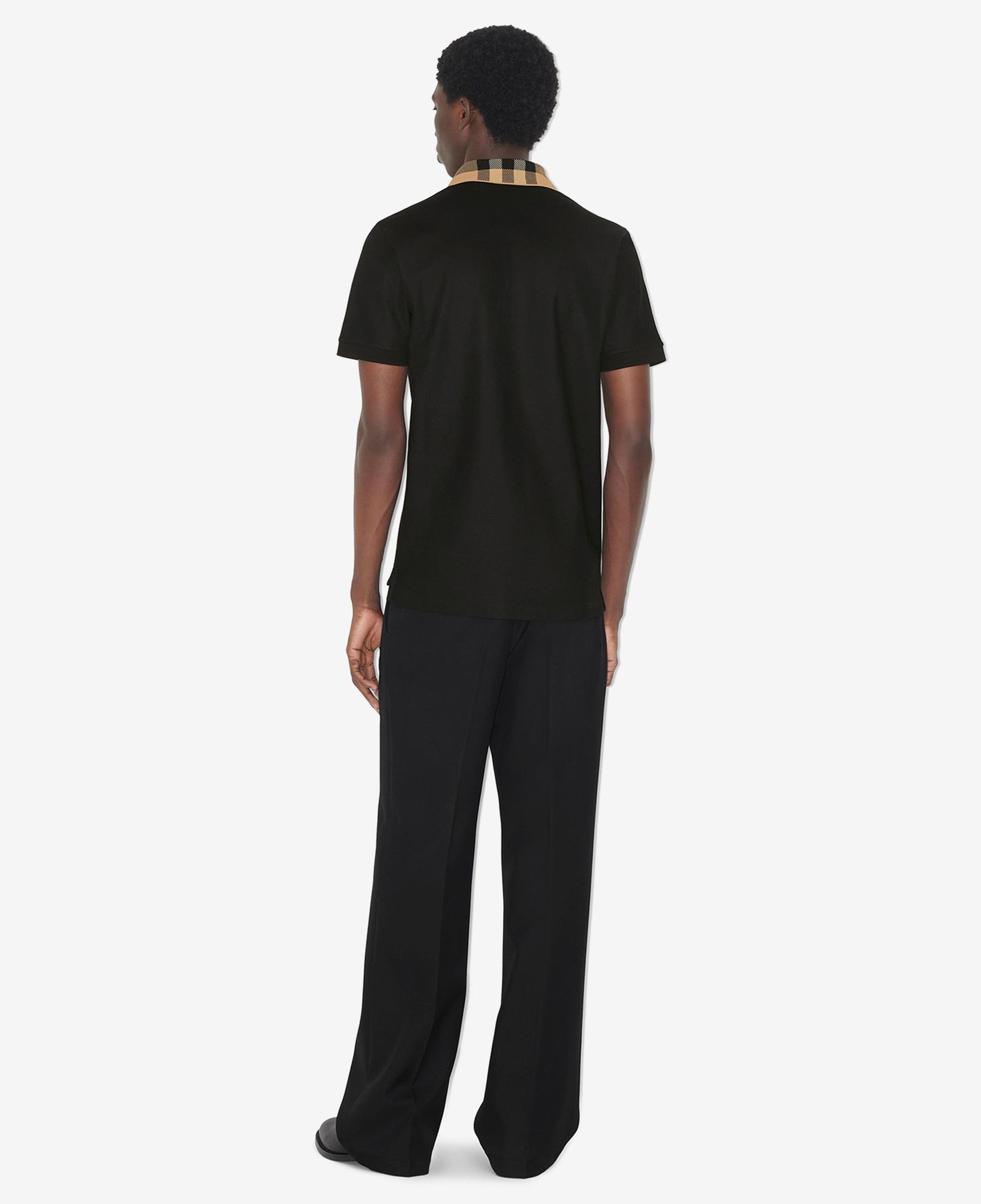 Burberry Pamuklu Erkek Siyah Polo