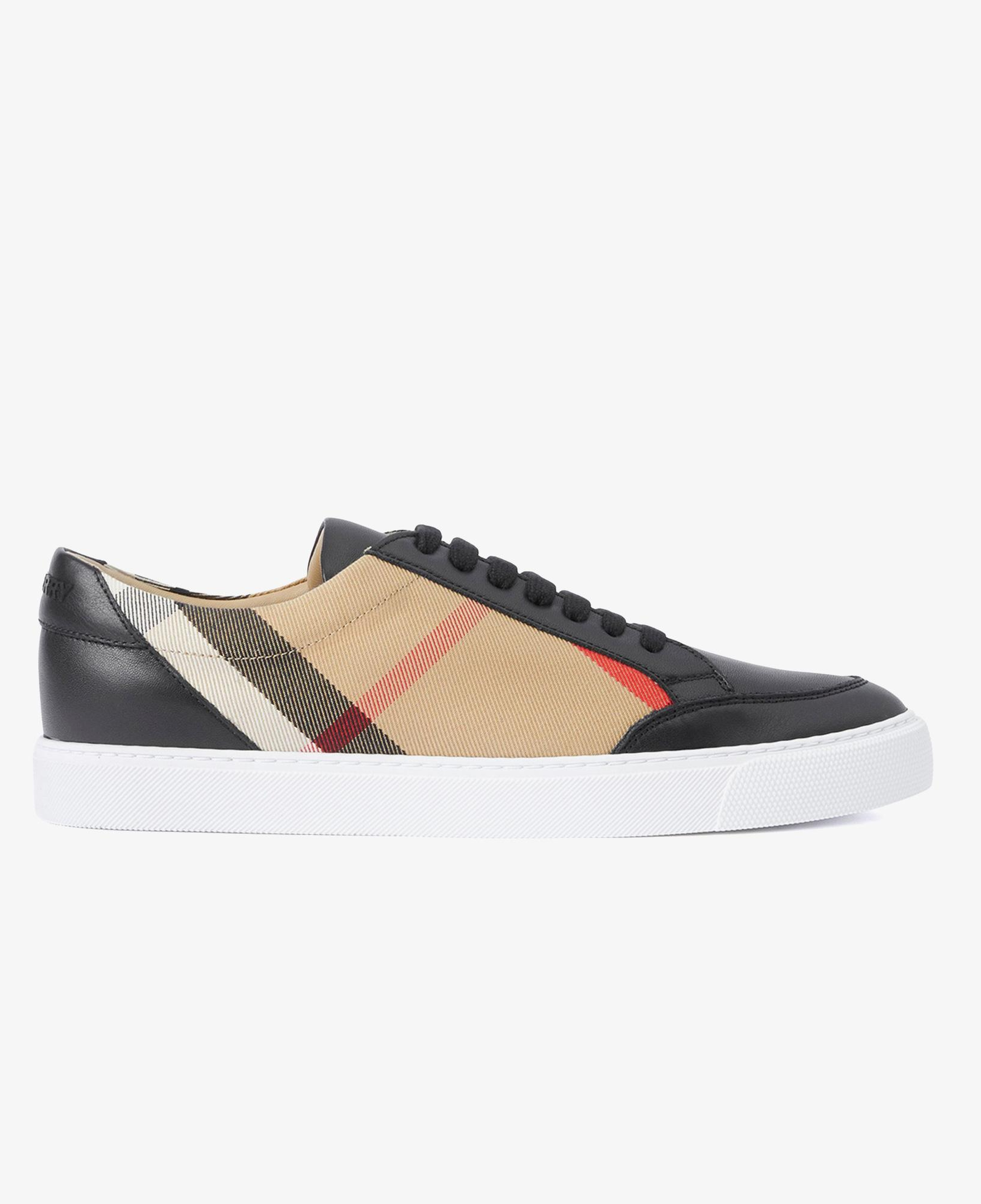 Burberry House Check and Leather Kadın Siyah Sneaker