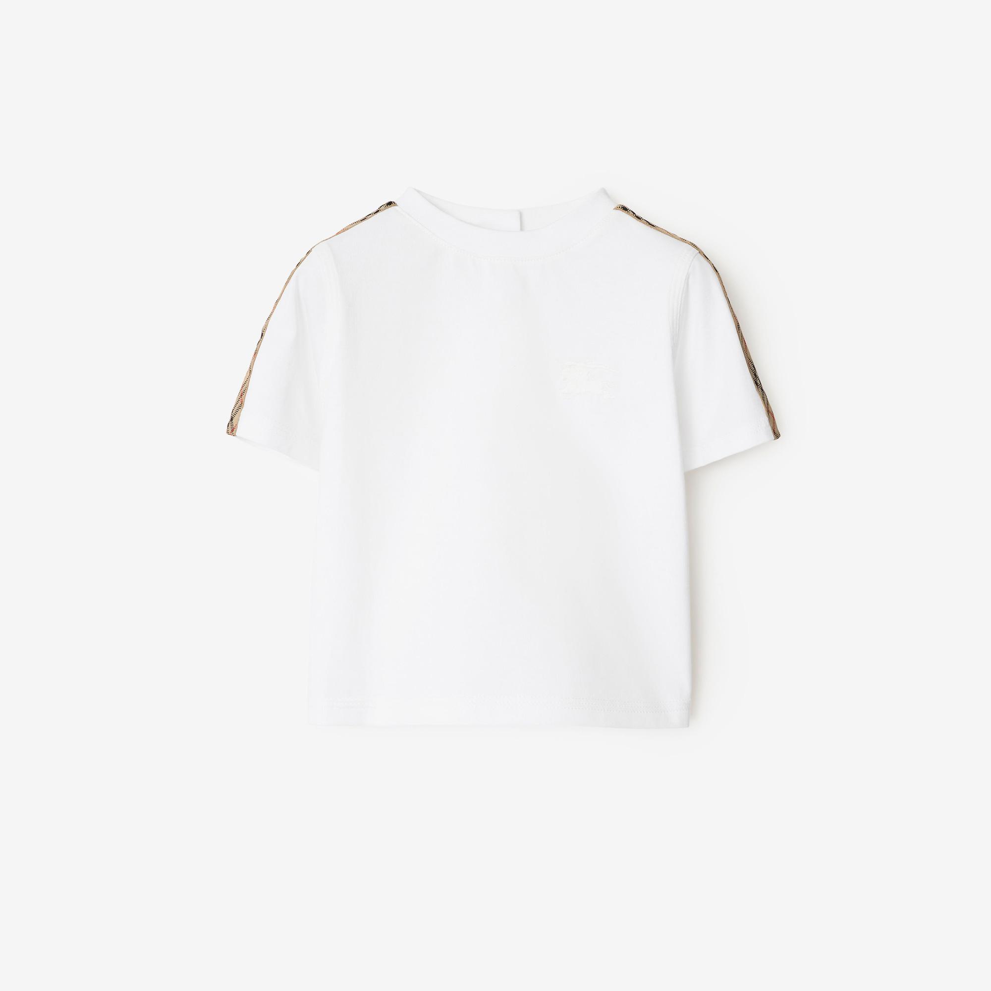 Burberry Çocuk Beyaz T-Shirt