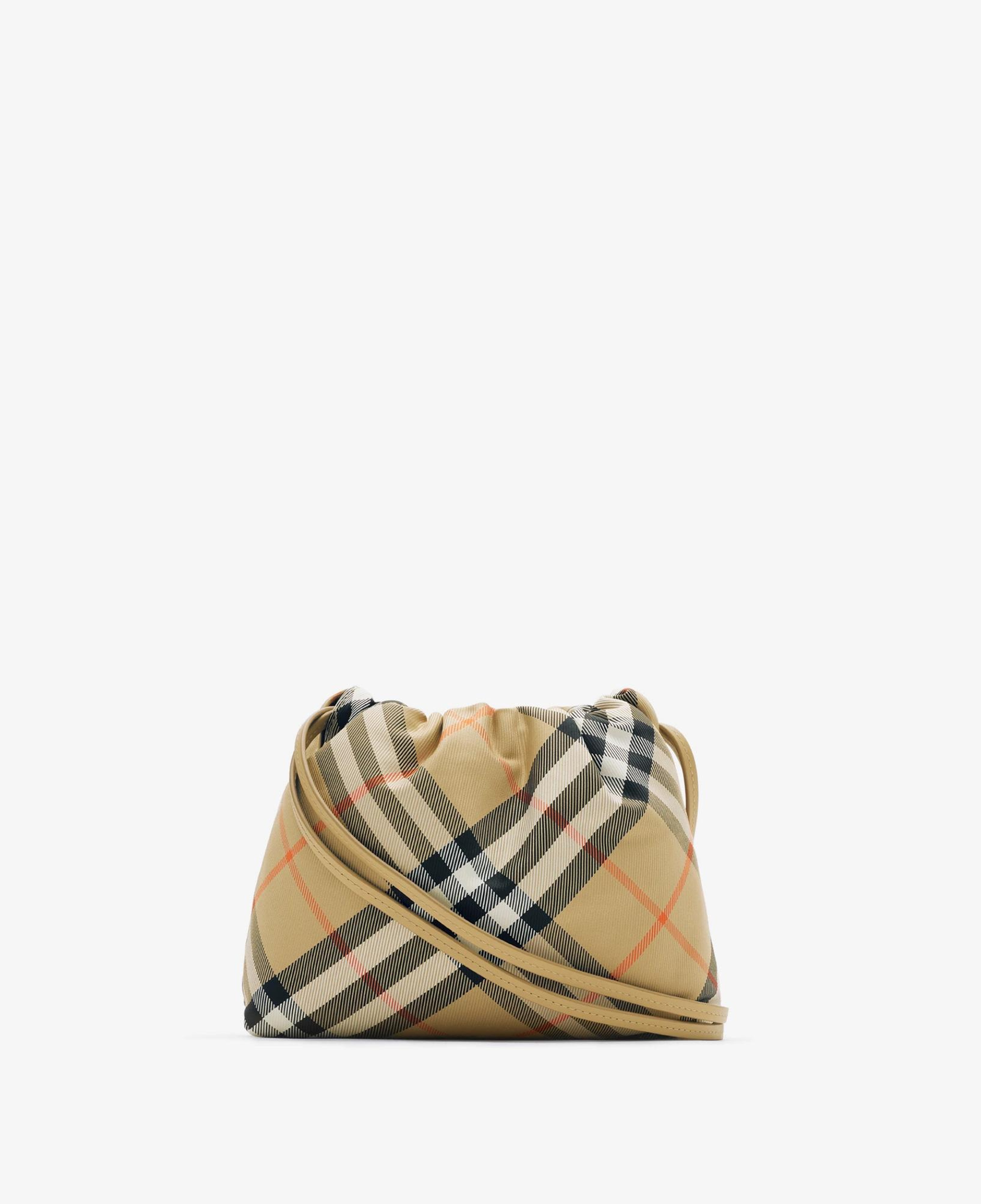 Burberry Drawstring Ck Pouch Çocuk Bej Omuz Çantası