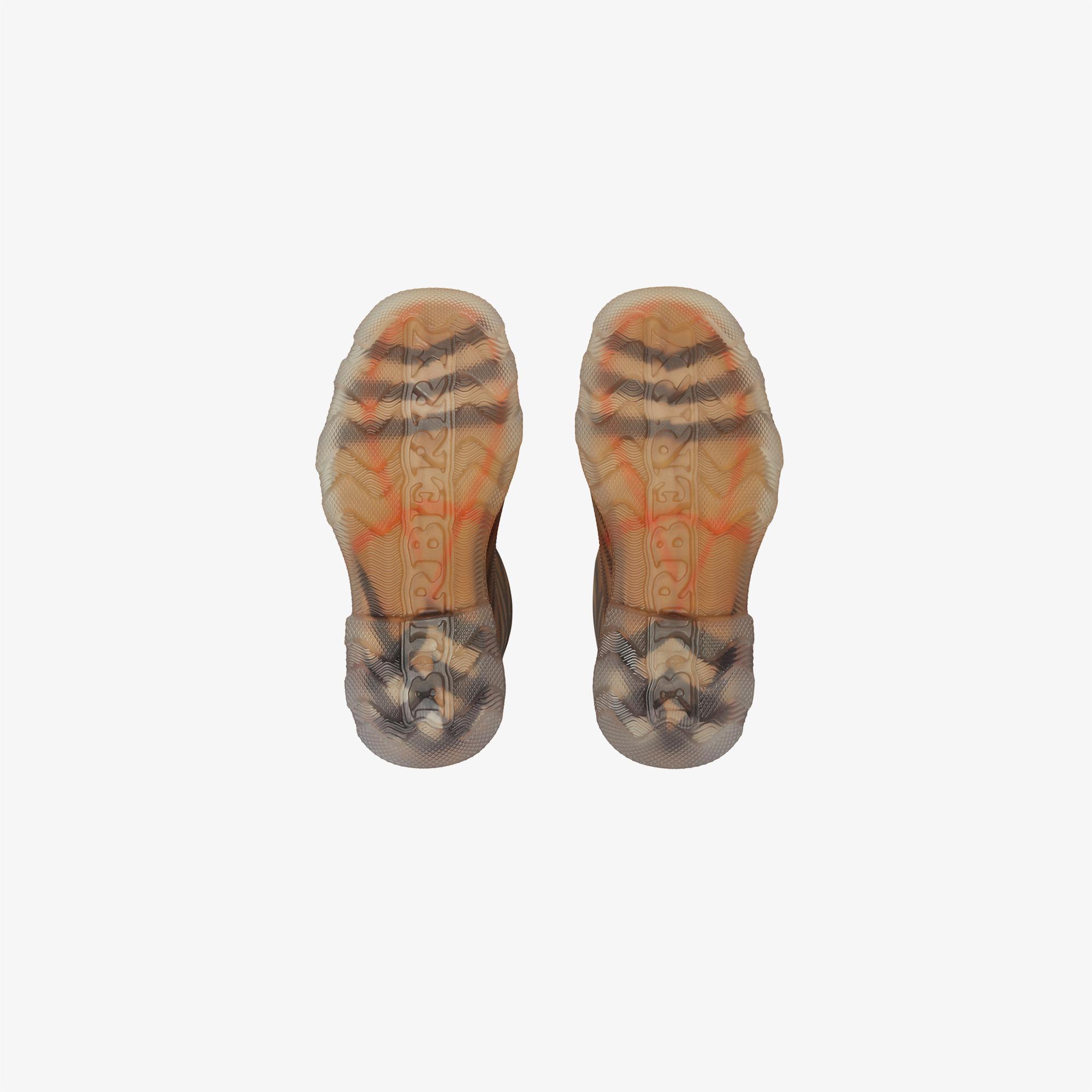 Burberry Check Rubber Marsh High Çocuk Bej Bot