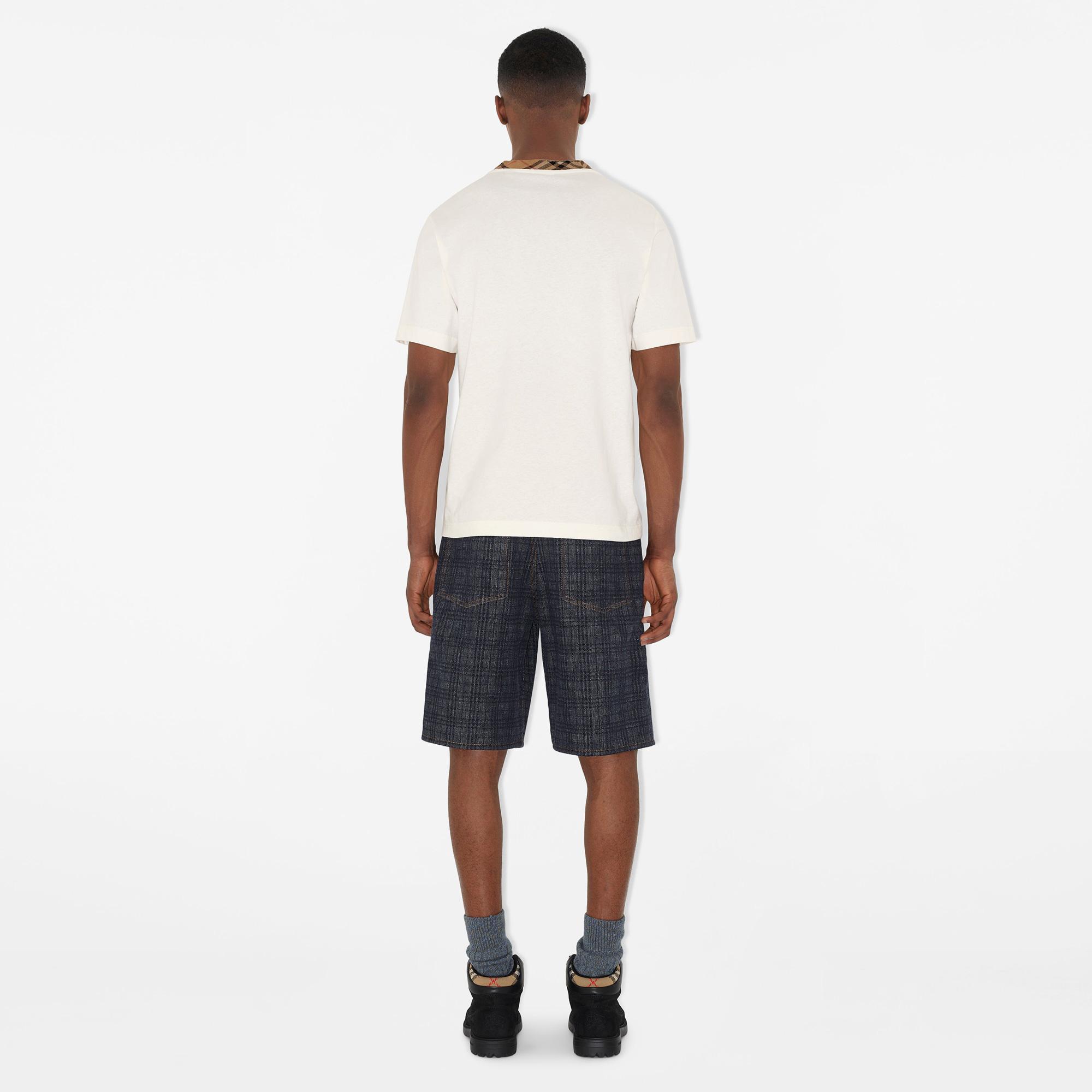 Burberry Erkek Beyaz T-Shirt