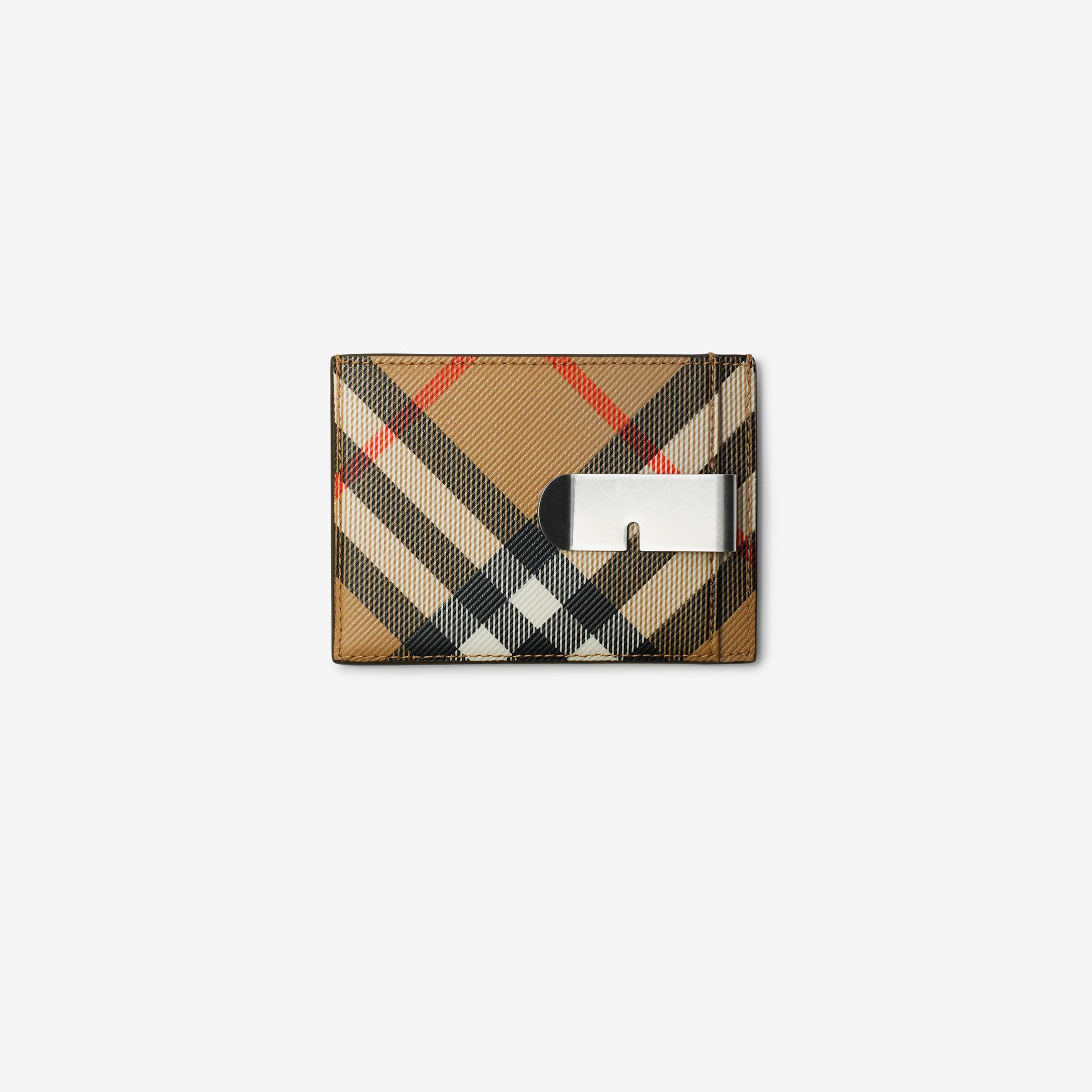 Burberry Check Clip Erkek Bej Kartlık