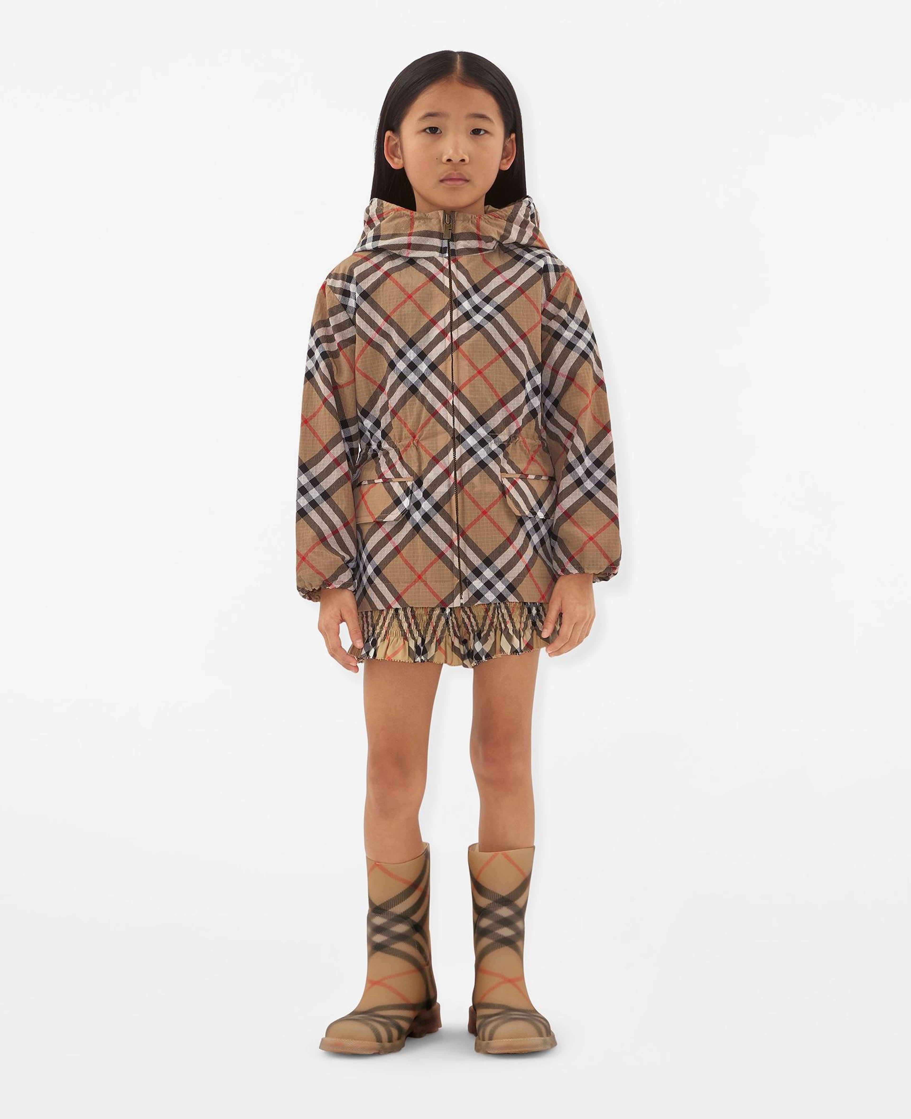 Burberry Bridget Nylon Çocuk Bej Mont