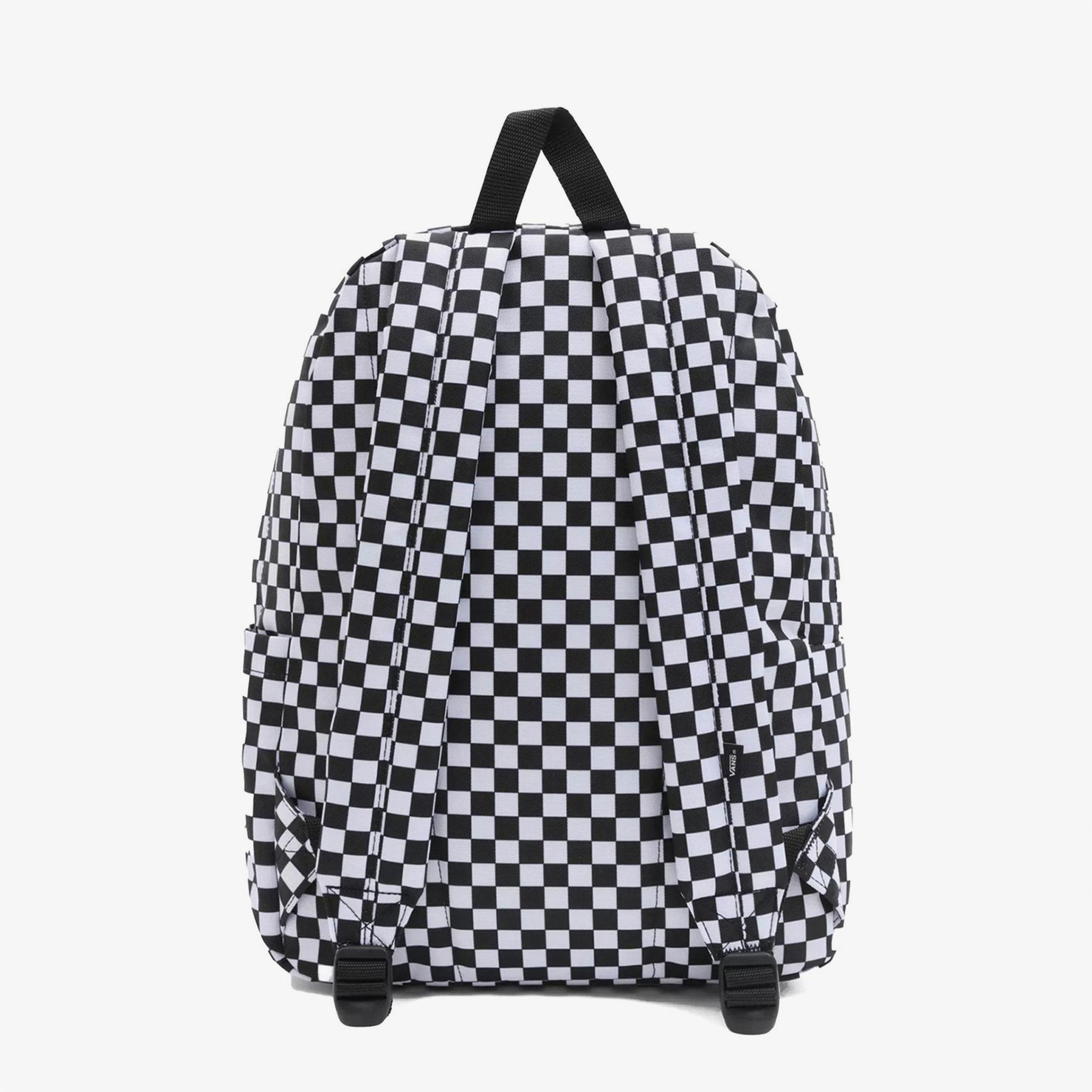 Vans Old Skool Check Unisex Siyah/Beyaz Sırt Çantası