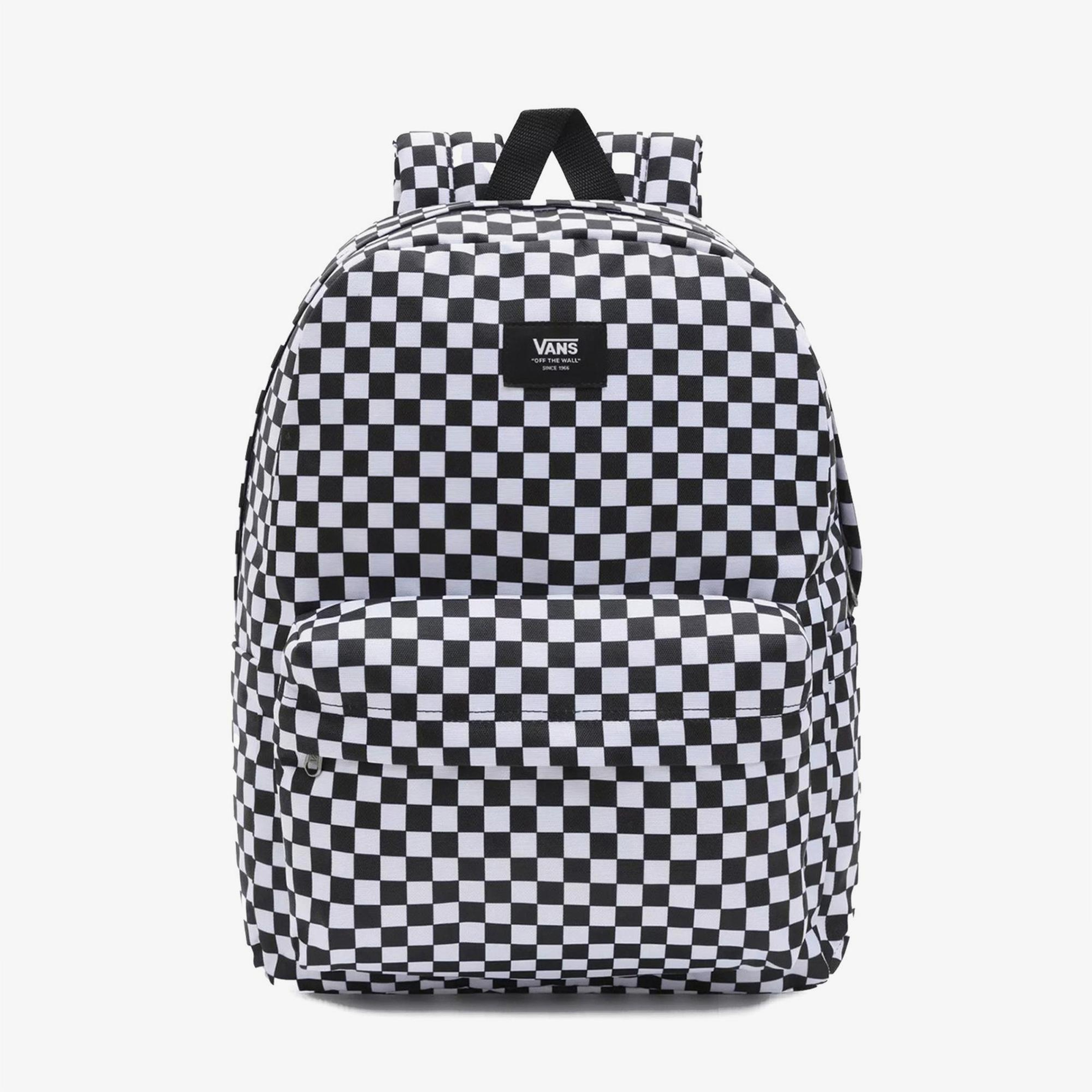 Vans Old Skool Check Unisex Siyah/Beyaz Sırt Çantası