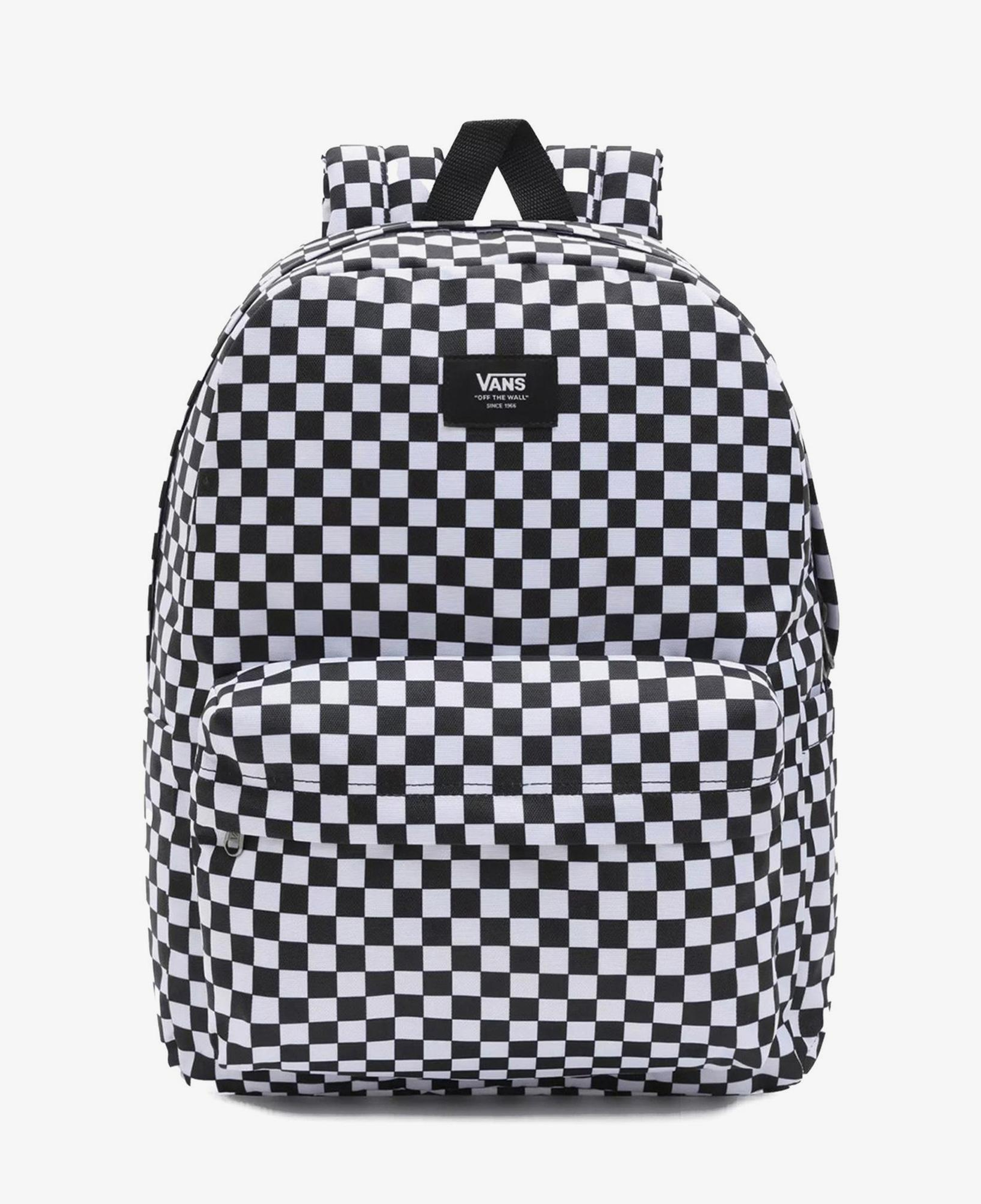 Vans Old Skool Check Unisex Siyah/Beyaz Sırt Çantası